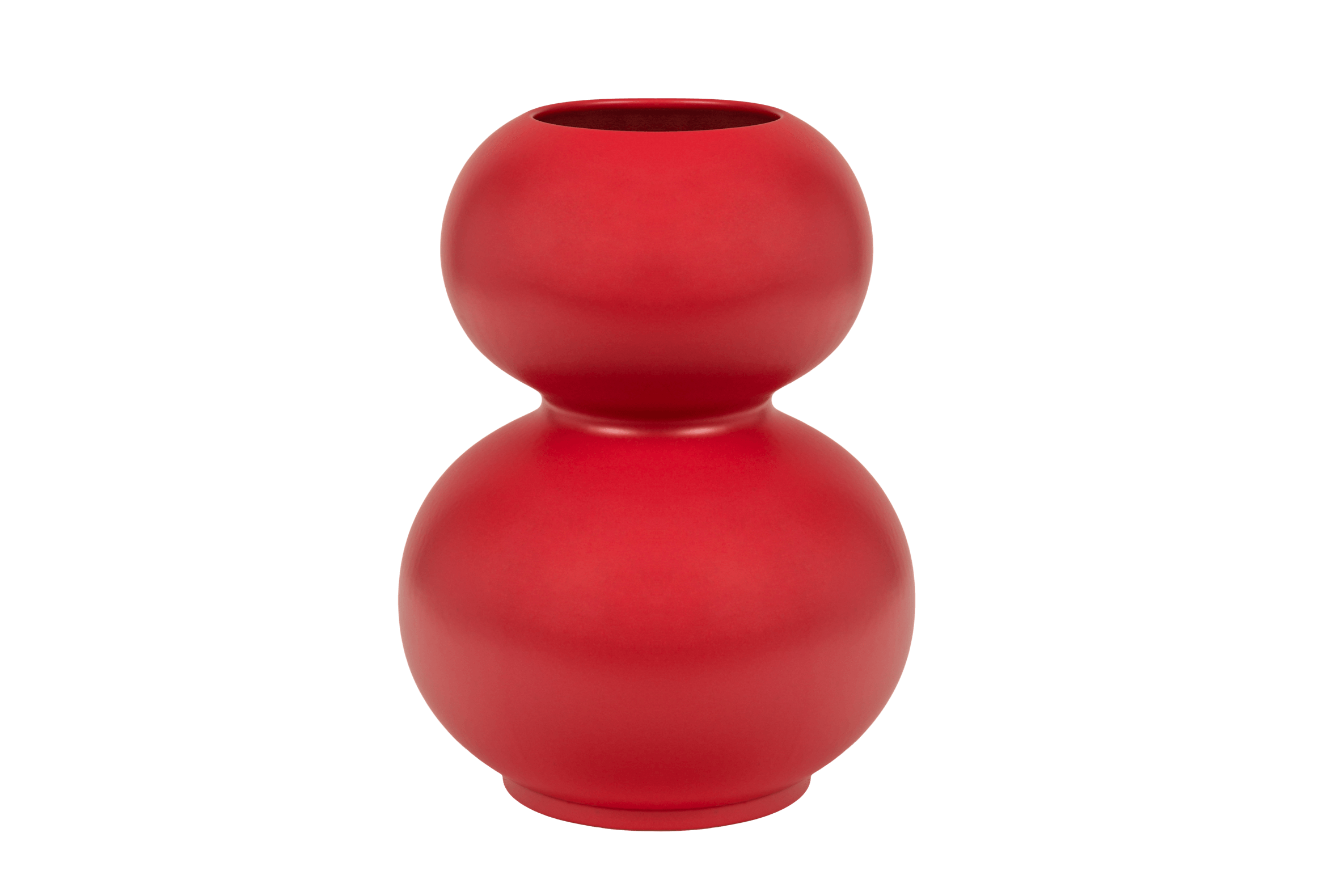 Tuga Vase Poppy Red - Handmade Ceramic Flower Vase for Home Decor, Wedding Centerpiece & Gift Idea