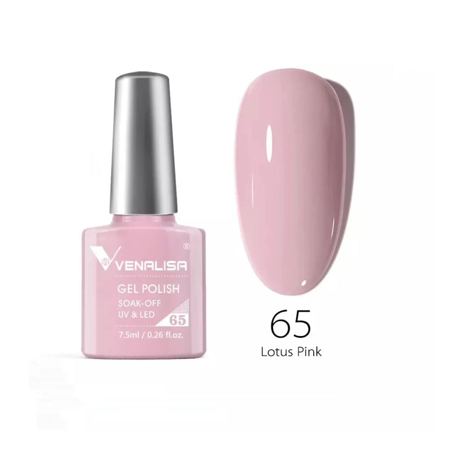VENALISA #65 Gel Nail Polish 7.5ml - Soak Off UV LED Nail Gel for Manicure & Nail Art - Salon Quality, Long Lasting, Needs UV/LED Light to Cure - Perfect for Home DIY Nails, Professional Salon Use & Special Occasions