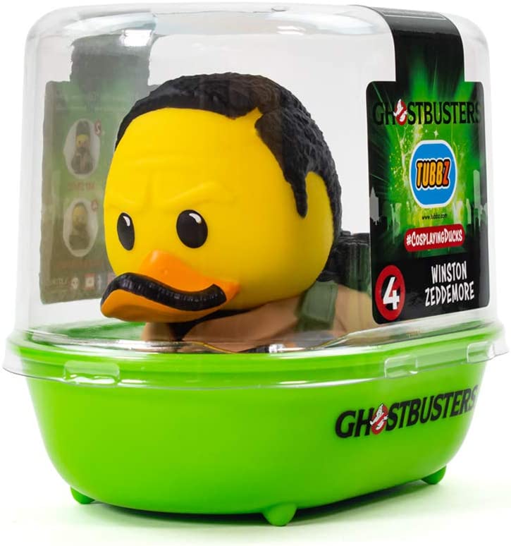 Ghostbusters Winston Zeddemore TUBBZ Collectible Duck Figure - Perfect for Movie Fans, Collectors, and Home Decor