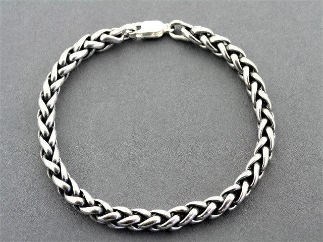 Sterling Silver Rope Link Bracelet for Women - Elegant & Durable Jewelry for Everyday Wear, Gifts & Special Occasions