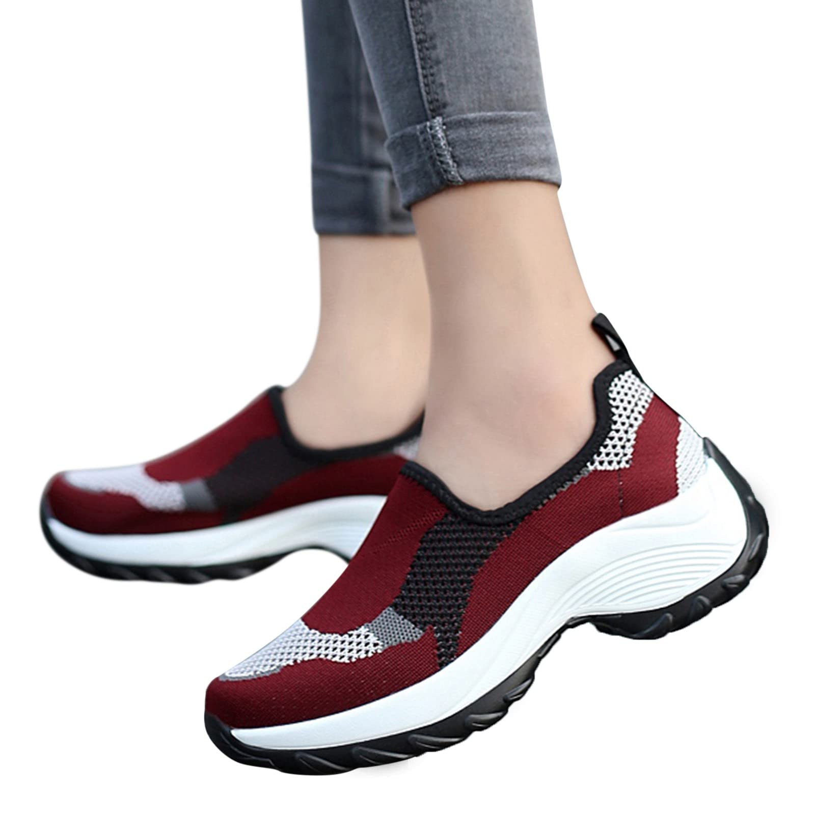 Women's Lightweight Breathable Hiking Shoes - Non-Slip Waterproof Trekking & Mountain Shoes for Outdoor Camping, Walking & Trail Running - Perfect for Hiking Adventures & Nature Exploration