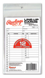 Rawlings Line Up Card Case - Holds 12 Baseball/Softball Lineup Cards - Durable Baseball Coach Accessory - Perfect for Dugout, Practice & Game Day Organization