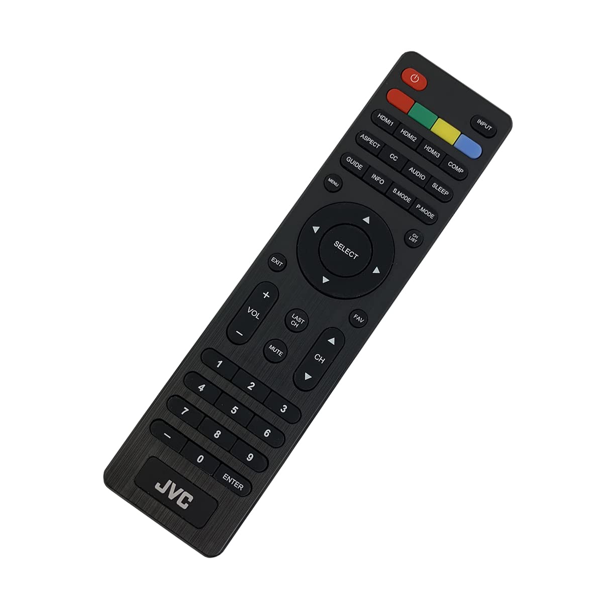 Original Ceybo TV Remote Control Replacement for JVC LT-65MA790/LT-65MA770 Series - Universal Remote for Smart TVs with Backlit Buttons (Living Room, Bedroom, Home Theater Use)