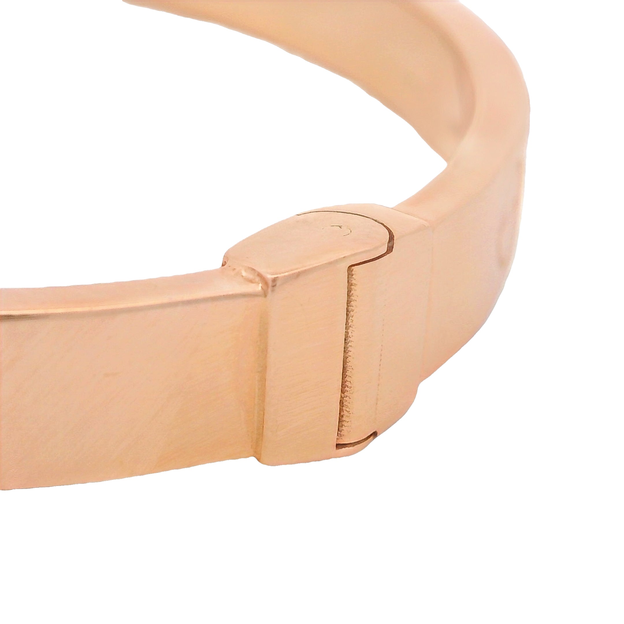 14K Rose Gold Bangle Love Bracelet for Men - Elegant Romantic Jewelry Gift for Him | Perfect for Anniversaries, Valentine's Day & Special Occasions