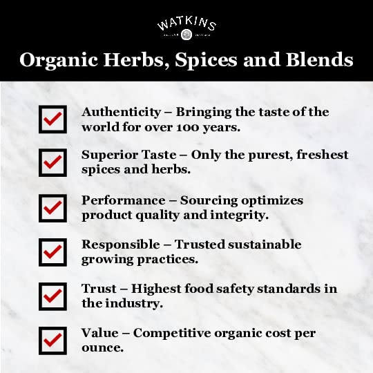 Organic Vanilla Powder by Watkins, 3.4 oz (96g) - Pure Ground Vanilla Bean for Baking, Coffee & Desserts - Gluten-Free & Non-GMO