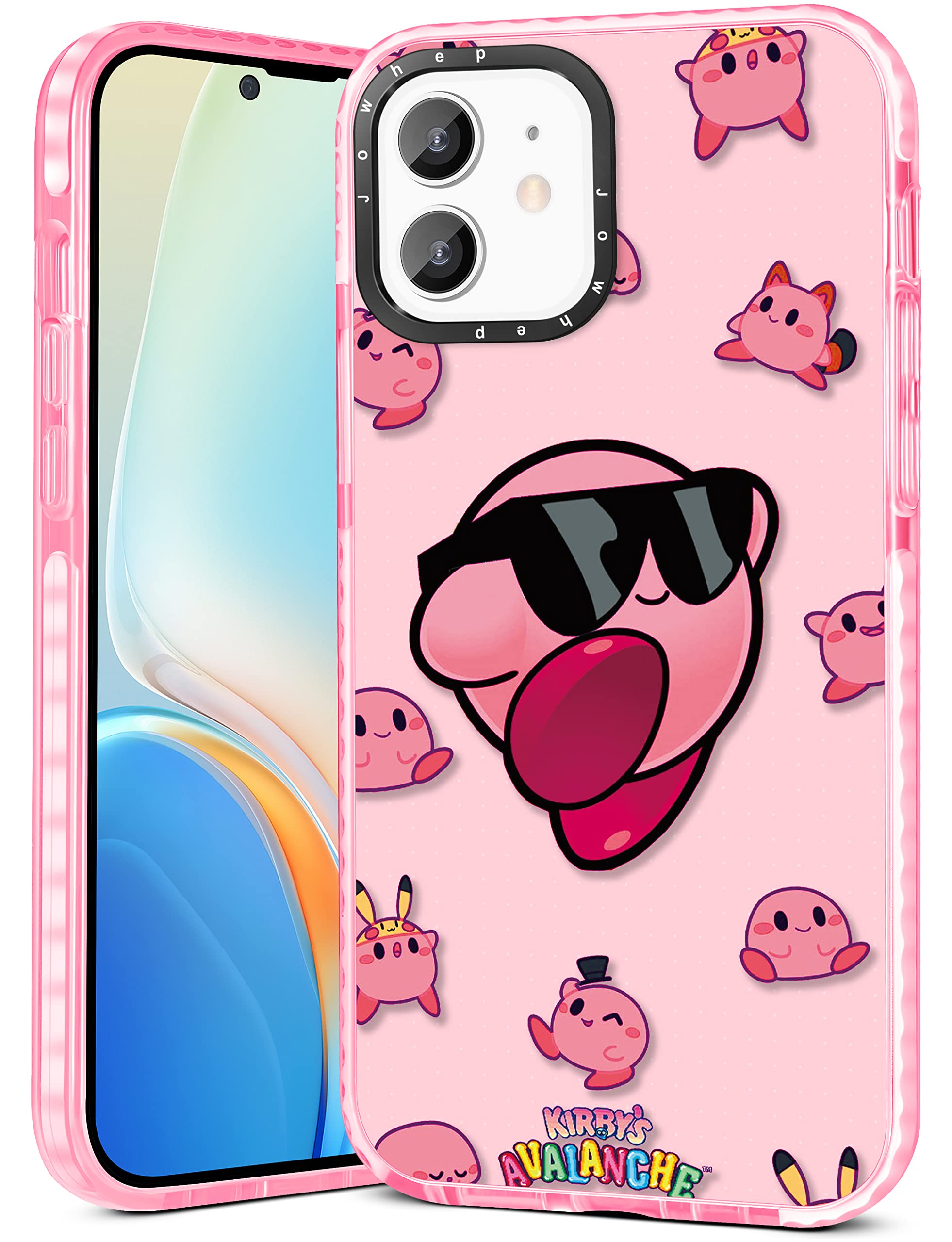 Jowhep Cute Pink Kirby iPhone 11 Case 6.1