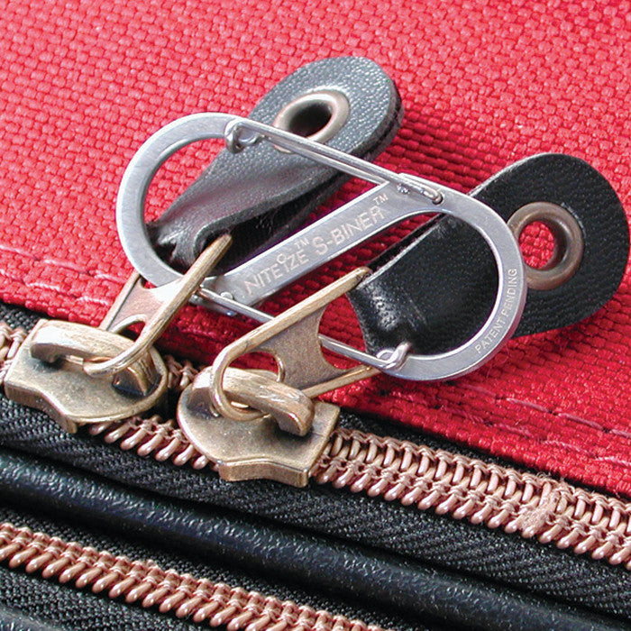 Nite Ize S-Biner Stainless Steel Carabiner Clip - 2 Pack for Keychains, Backpacks & Outdoor Gear | Durable Multi-Purpose Hooks for Camping, Hiking & Everyday Use