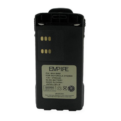 Synergy Digital 2-Way Radio Rechargeable Batteries - Ni-MH 7.5V 2700mAh Replacement for Motorola NTN9851B & NTN9858 Radios - 2-Pack with EM-BNH-9858 Batteries - Perfect for Business, Security, and Outdoor Communication
