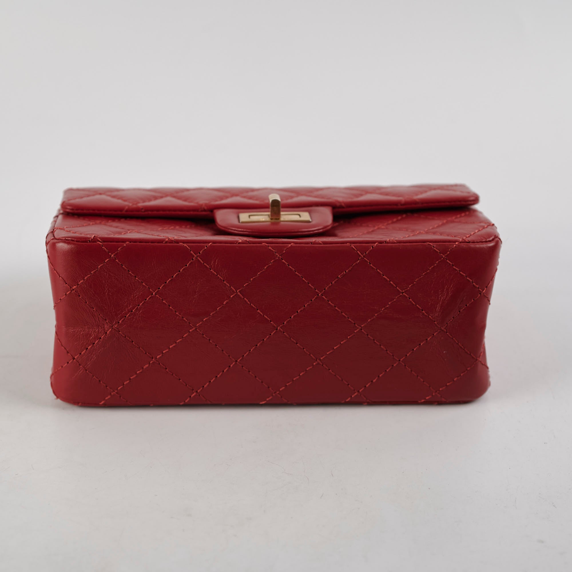 Chanel Mini Reissue 2.55 Flap Bag Red Leather Crossbody Purse - Perfect for Date Night, Parties & Special Occasions