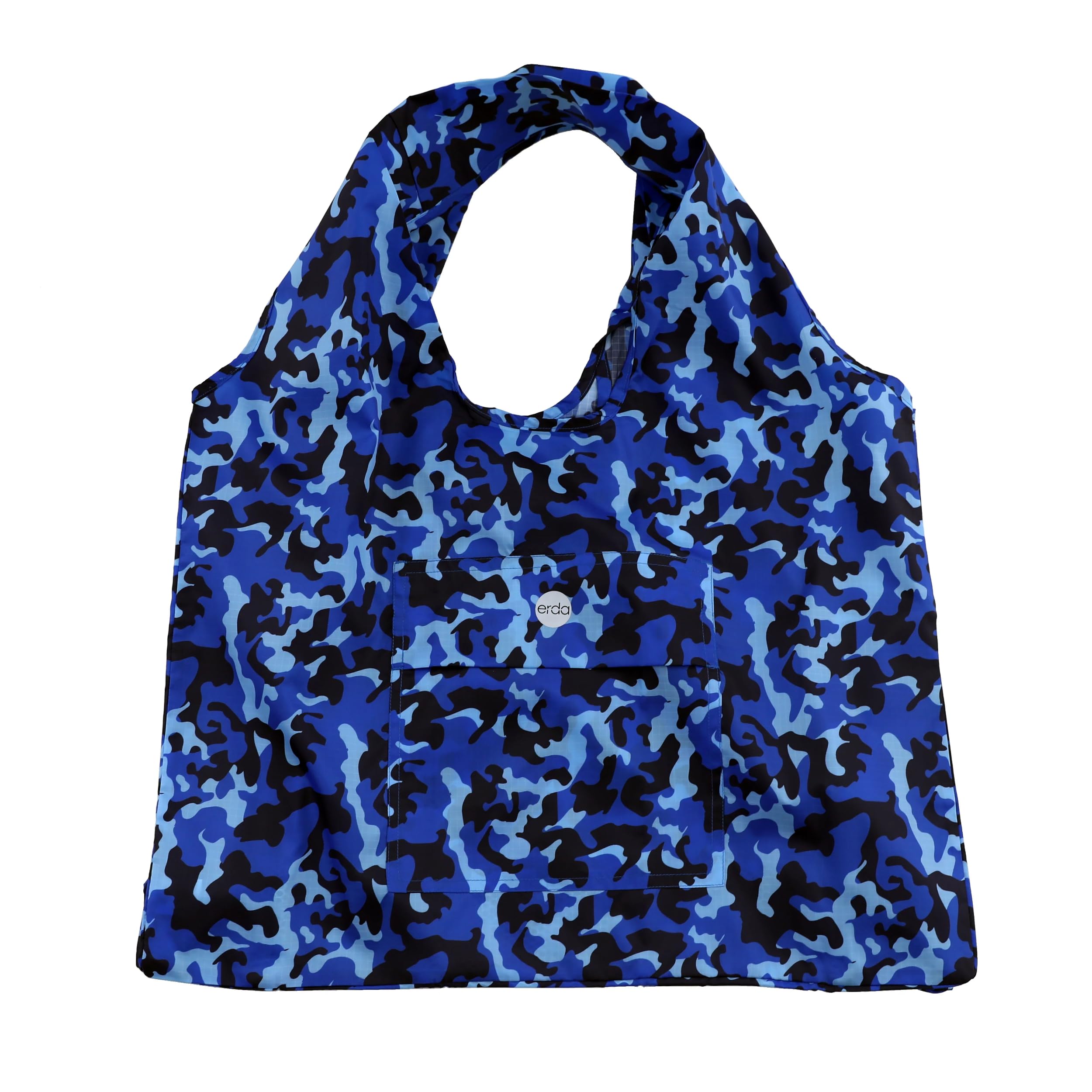 Eco-Friendly Sand-Free Travel Beach Bag - Made from Recycled Water Bottles, Ocean Camo Design | Perfect for Beach Trips, Poolside Lounging & Outdoor Adventures