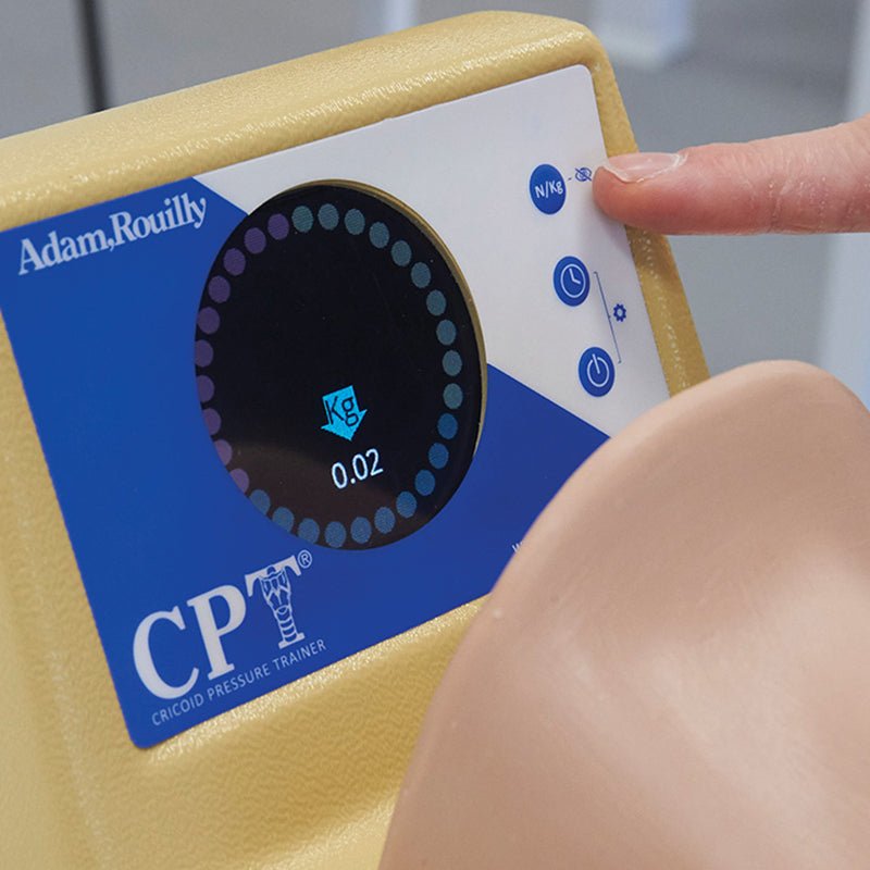 Digital Cricoid Pressure Trainer® - Medical Training Device for Airway Management & Anesthesia Practice - Perfect for EMTs, Nurses & Medical Students