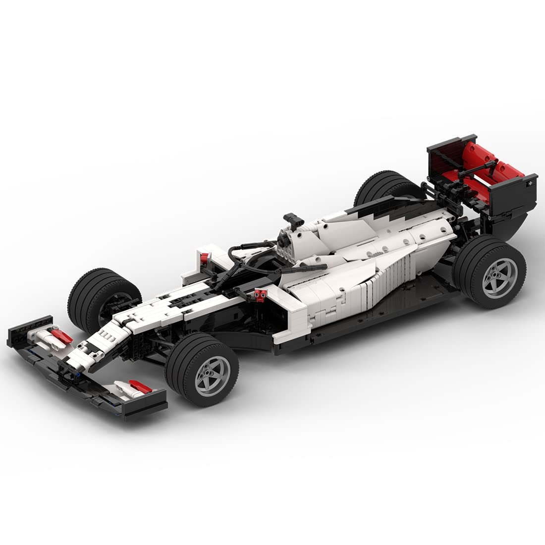 MOCI MOC-47258 1/8 Scale VF-20 Formula 1 Racing Car Model Kit - 2203PCS MOC Building Blocks Set Compatible with Lego Technic (No Stickers Included) - Perfect for F1 Fans, Collectors and DIY Enthusiasts to Build and Display