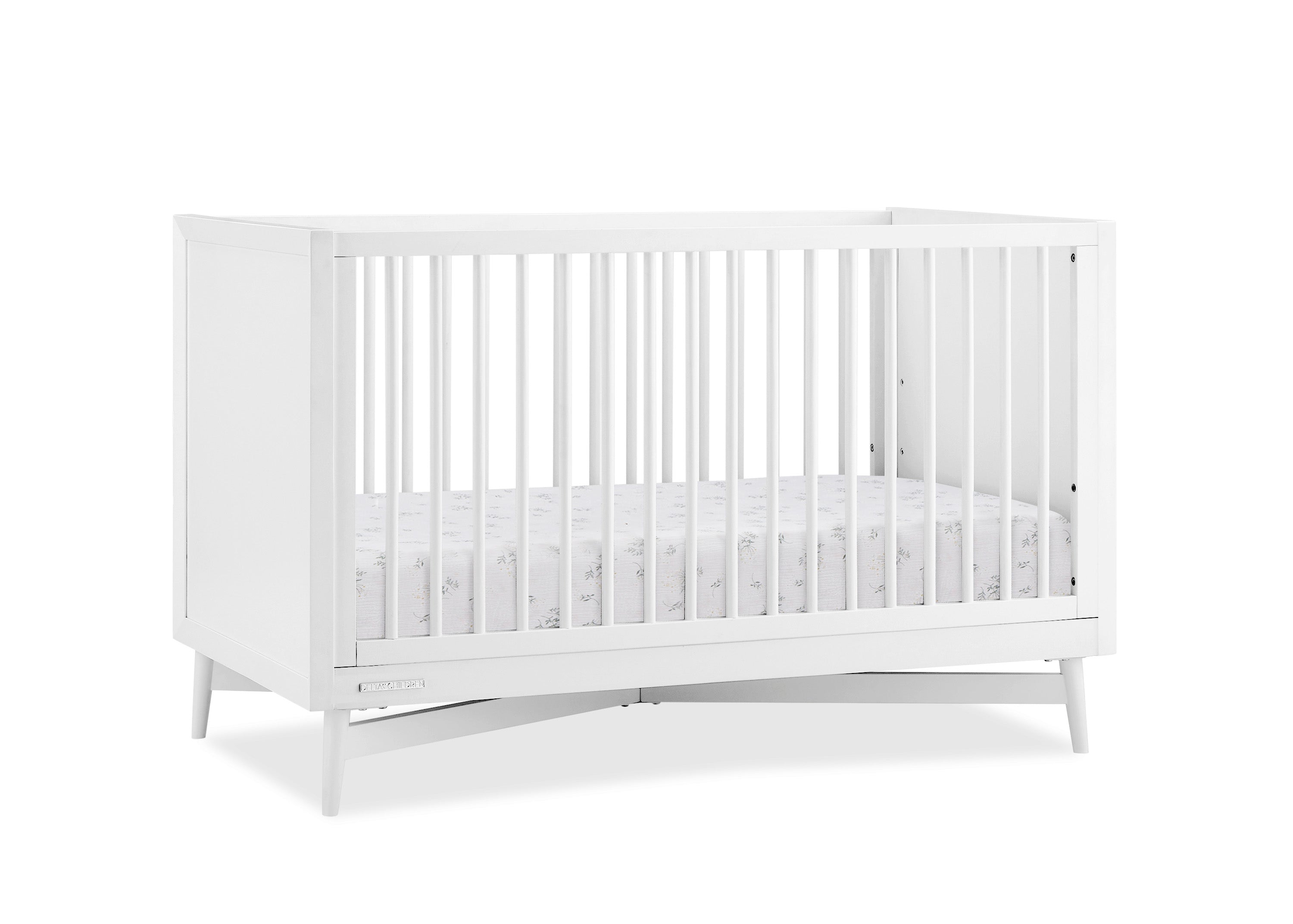 Dylan 4-in-1 Convertible Baby Crib - Toddler Bed, Daybed & Full-Size Bed | Safe & Stylish Nursery Furniture for Newborns to Teens | Perfect for Bedrooms, Daycare & Guest Rooms