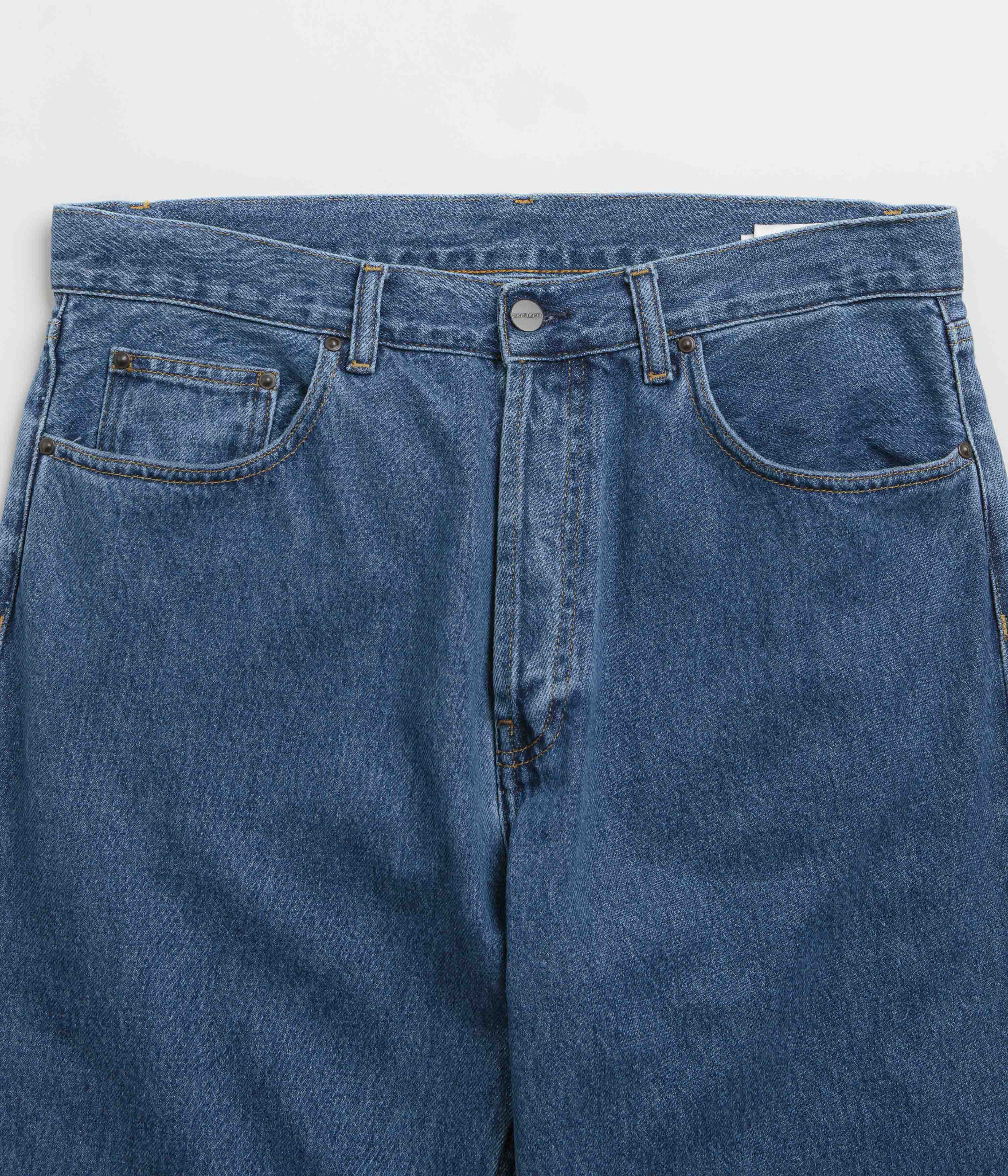 Carhartt Nolan Pants for Men - Heavy Duty Work Pants in Blue Stone Wash | Durable Workwear for Construction, Landscaping & Outdoor Jobs