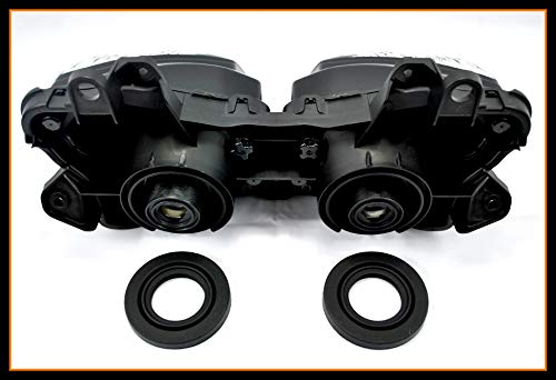 FDB Assembly Front Headlight Headlamp Kit - Clear Replacement for Kawasaki ZX10R (2008-2010) & ZX6R (2009-2012) - Perfect for Night Riding and Motorcycle Upgrades