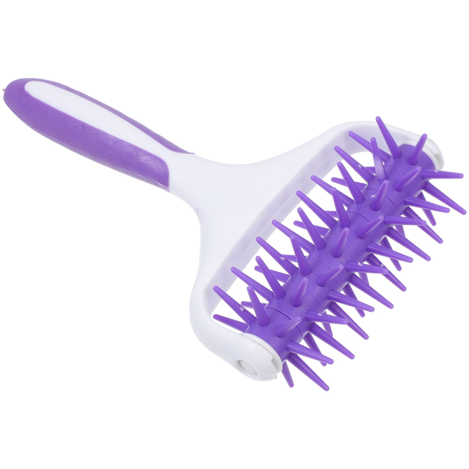 Professional Plastic Pizza Dough Docker Roller - Pastry Pie Needle Wheels Cutter for Cake, Bread & Cookies | Hole Punch Tool for Baking (Purple) | Perfect for Homemade Pizza, Pie Crusts & Pastry Preparation