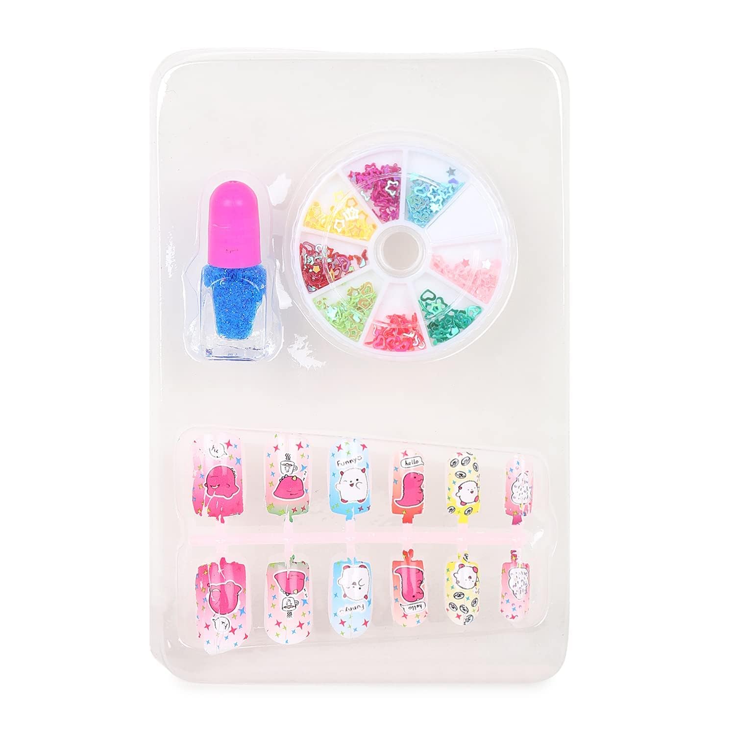V.I.C Real Cosmetic Kids Makeup Kit for Girls - Washable Play Makeup Set with Nail Art Box | Perfect Gift for 3-7 Year Old Girls | Birthday Party, Dress-Up & Pretend Play