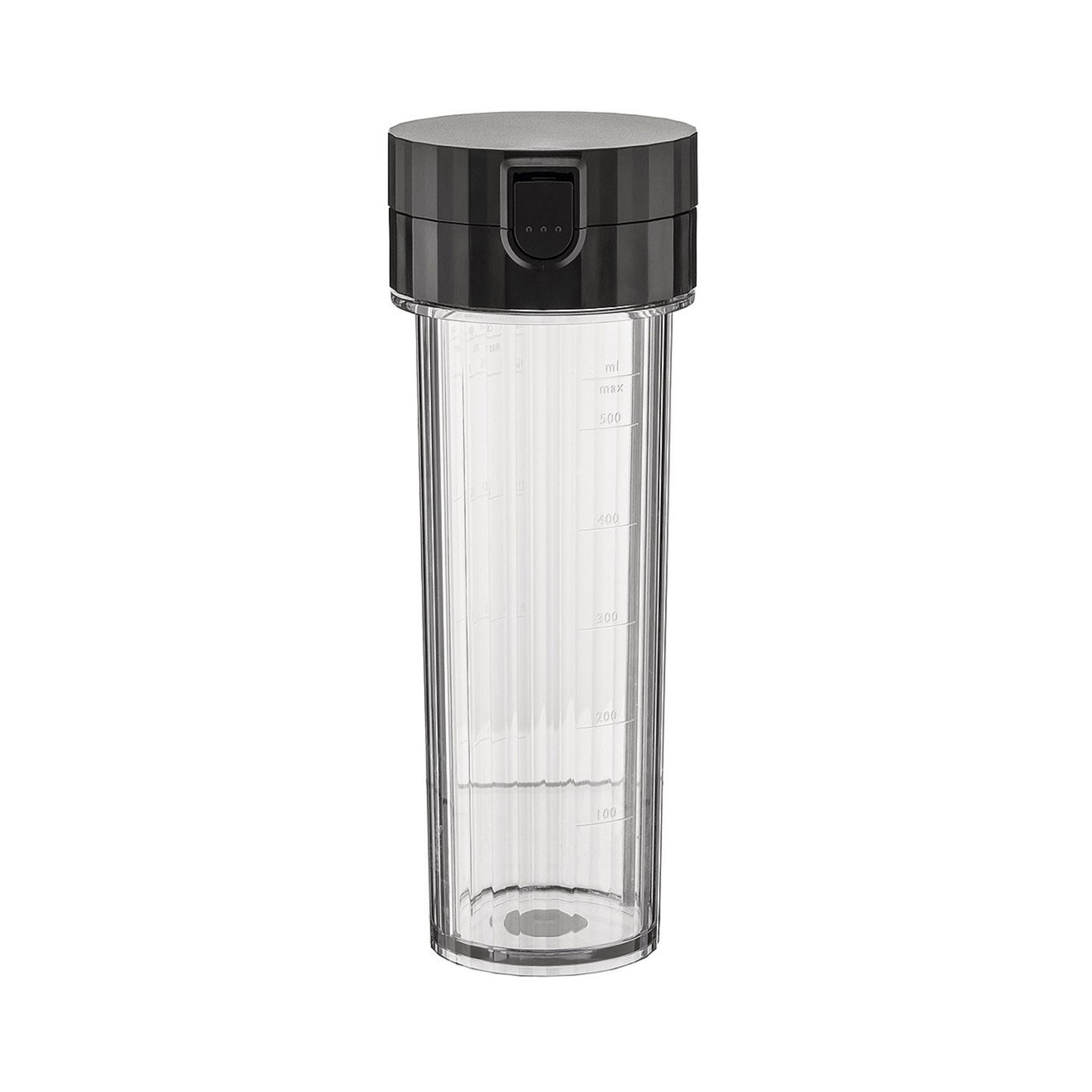 ALESSI Plisse Blender - Powerful 1000W Countertop Blender with 6 Speeds, Black - Perfect for Smoothies, Shakes, Soups & Food Prep in Modern Kitchens