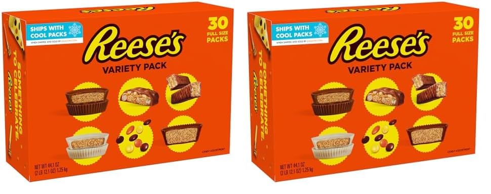 King Size Candy Variety Pack - 12 Bars (Payday, Reese's, Kit Kat) for Parties & Gifts