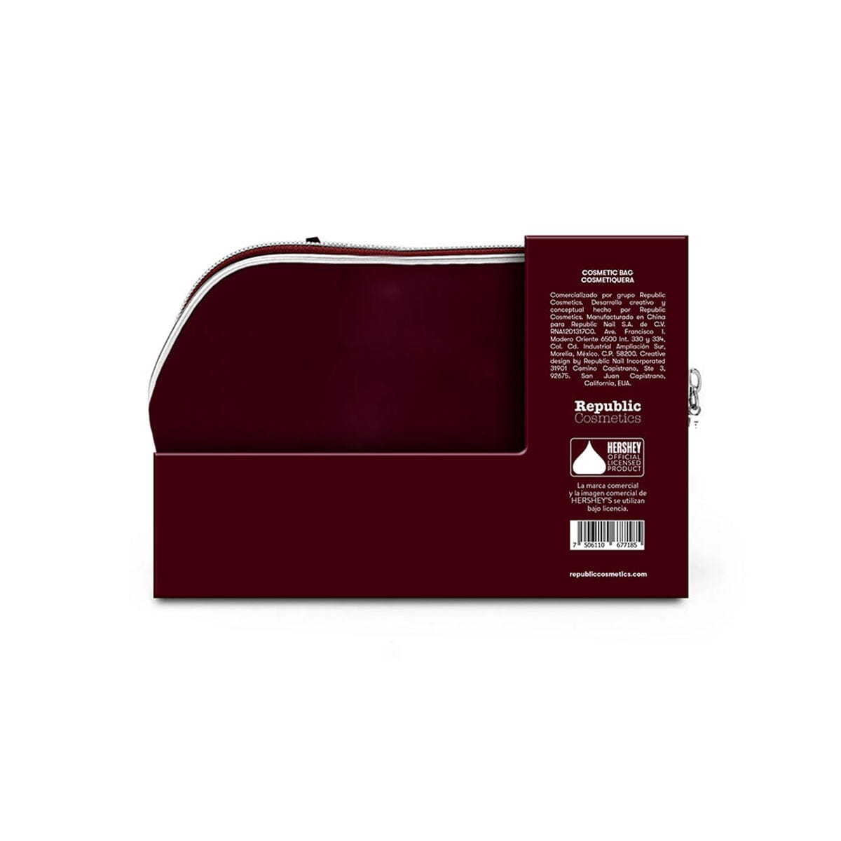 Hershey's Cosmetic Bag - Travel Makeup Organizer for Women | Cute Chocolate-Themed Vanity Pouch for Toiletries & Beauty Essentials | Perfect for Travel, Gym, and Daily Use