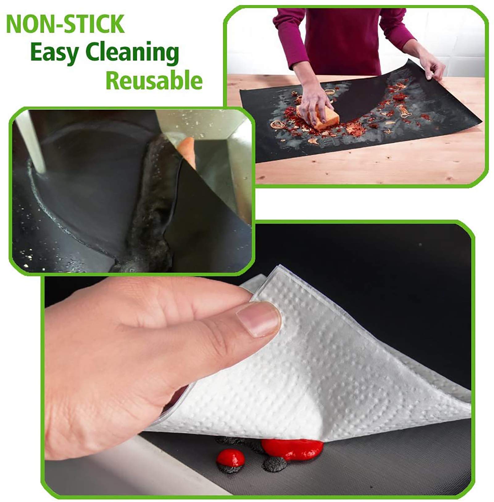 Nonstick BBQ Silicone Grill Mat 70