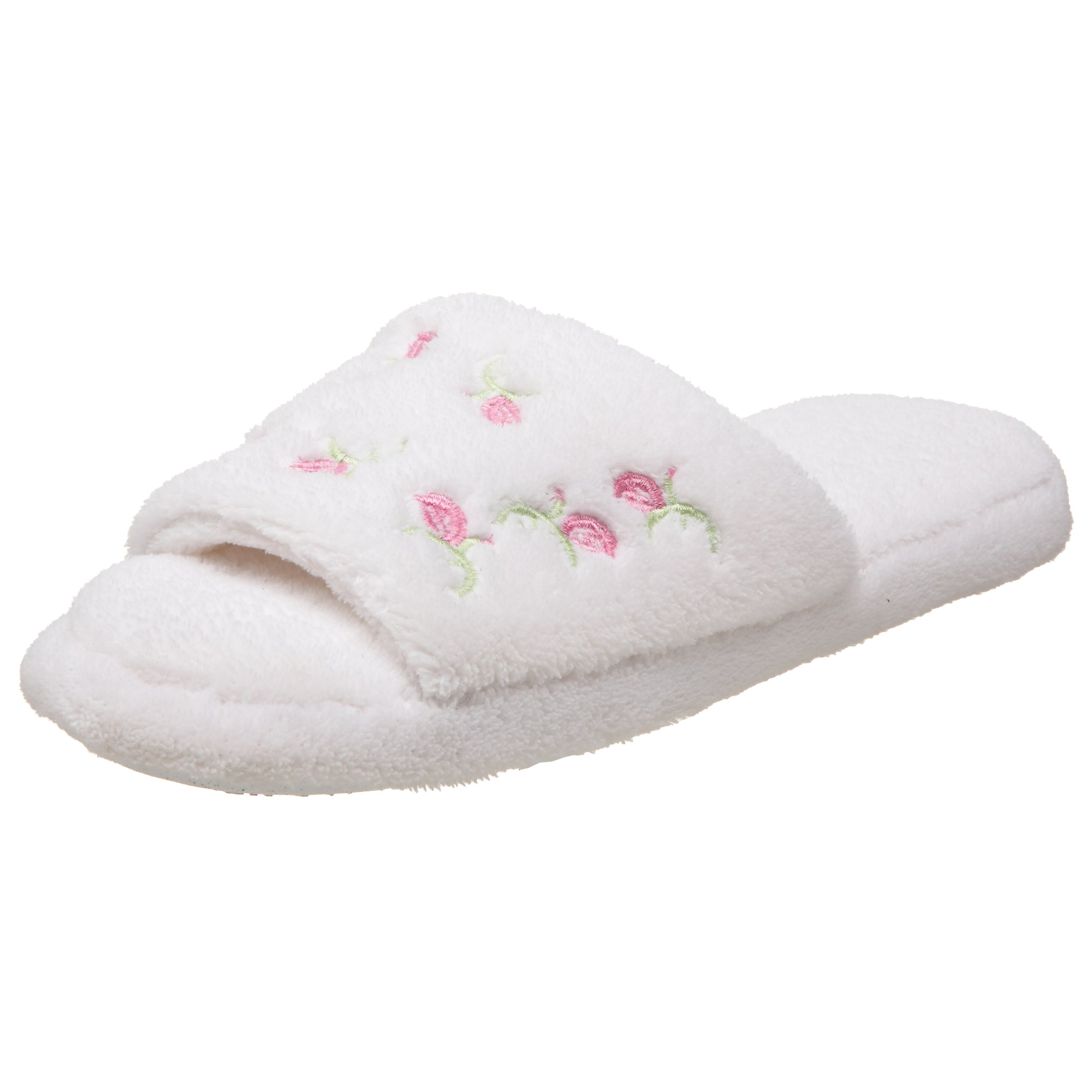 MUK LUKS Women's Rose Scented Terry Cloth Slippers - Cozy Indoor House Shoes for Relaxation & Comfort at Home