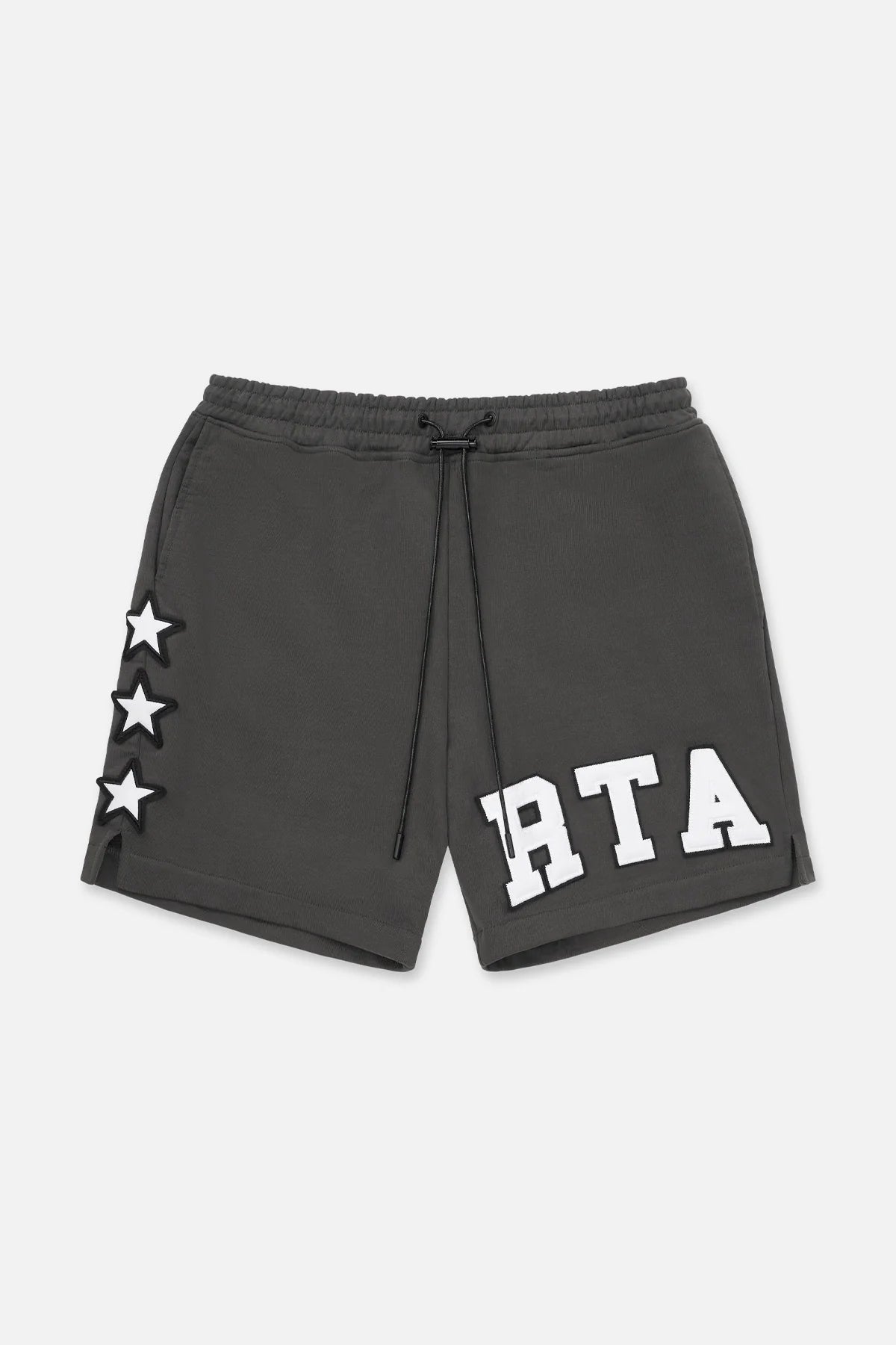 RTA Clyde Charcoal Collegiate Shorts - Comfortable Men's Casual Athletic Shorts for Gym, Running & Everyday Wear