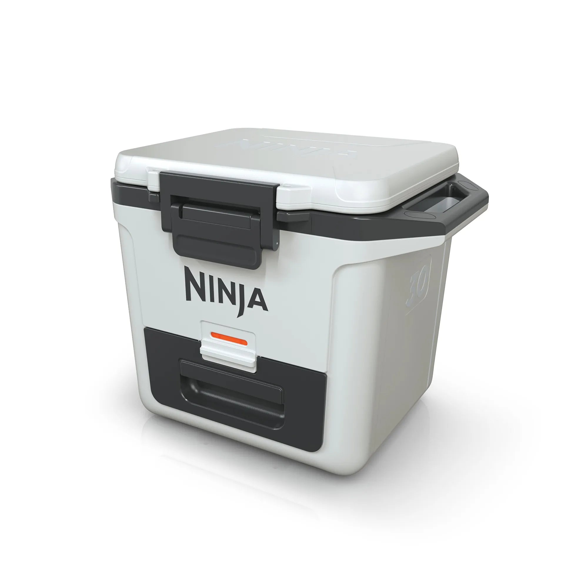 Ninja FrostVault 28L Hard Cooler with Dry Zone - Premium Insulated Cooler for Camping, Beach, Picnics & Outdoor Adventures - Leakproof Food Storage with Separate Dry Compartment