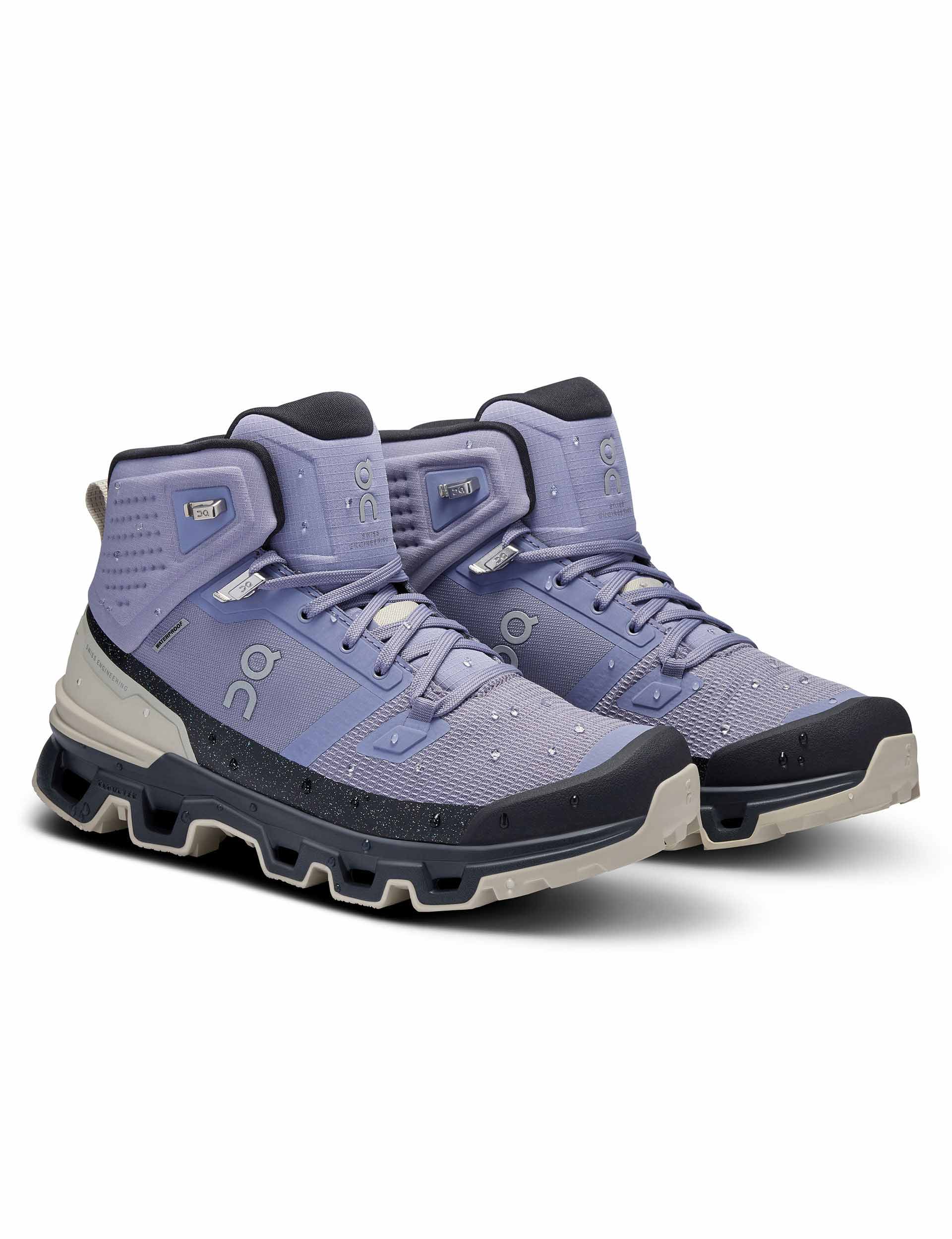 Cloudrock 2 Waterproof Hiking Shoes for Men & Women - Lightweight Trail Running Shoes with Cushioning - Feather/Black Color - Perfect for Outdoor Adventures, Hiking and Daily Wear