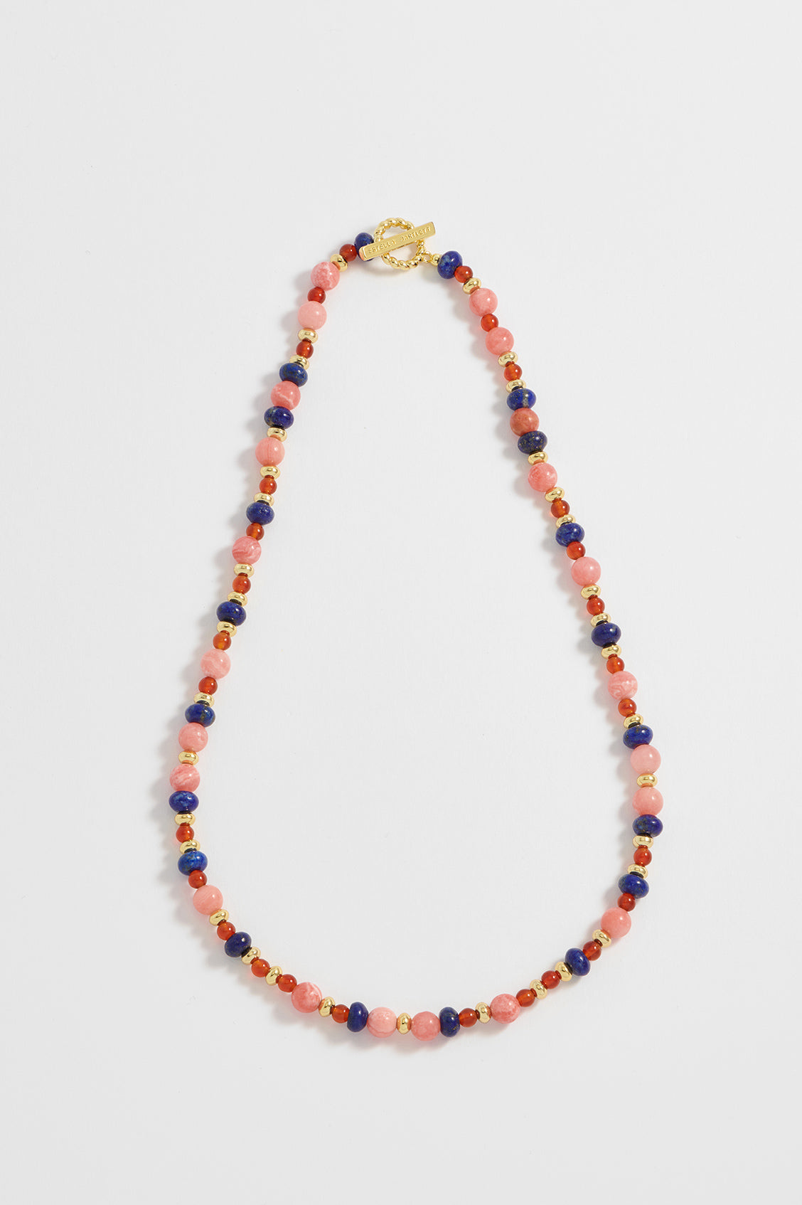 Mixed Gemstone T Bar Necklace - Elegant Handmade Jewelry for Women | Perfect for Casual Wear, Date Night & Gift Giving