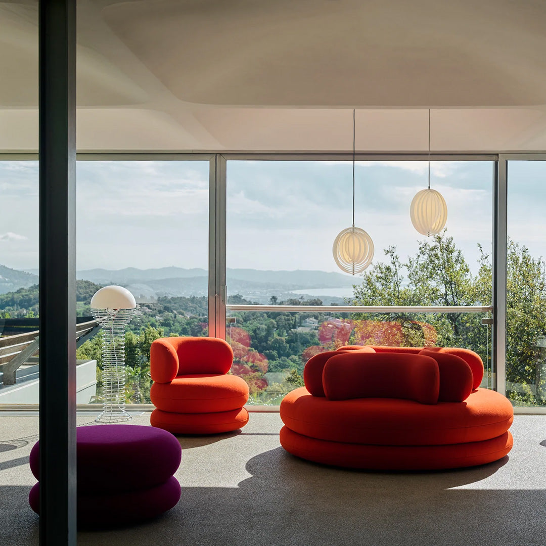 Verner Panton Easy Pouf by Verpan - Modern Lounge Seating for Living Room, Office & Relaxation Spaces