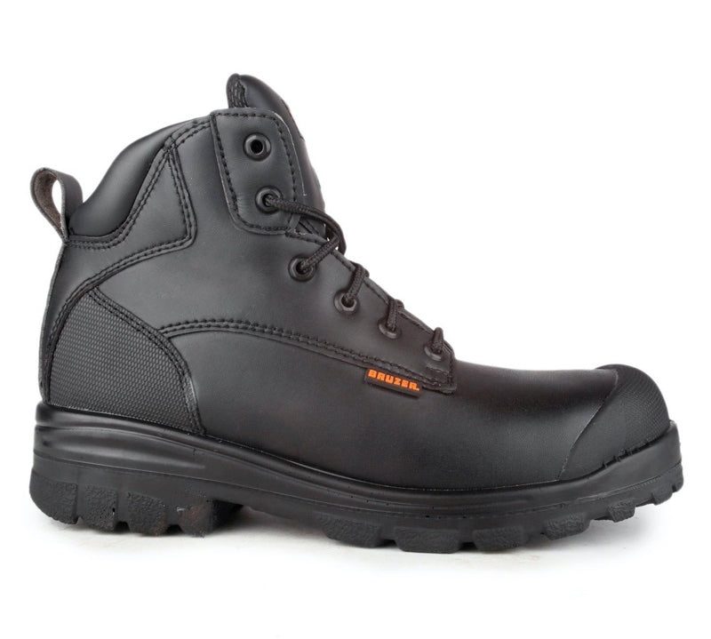 STC Trump Unisex Black Vegan Steel Toe Work Boots - Durable Safety Shoes for Construction, Warehouse & Industrial Work (Model 21982)