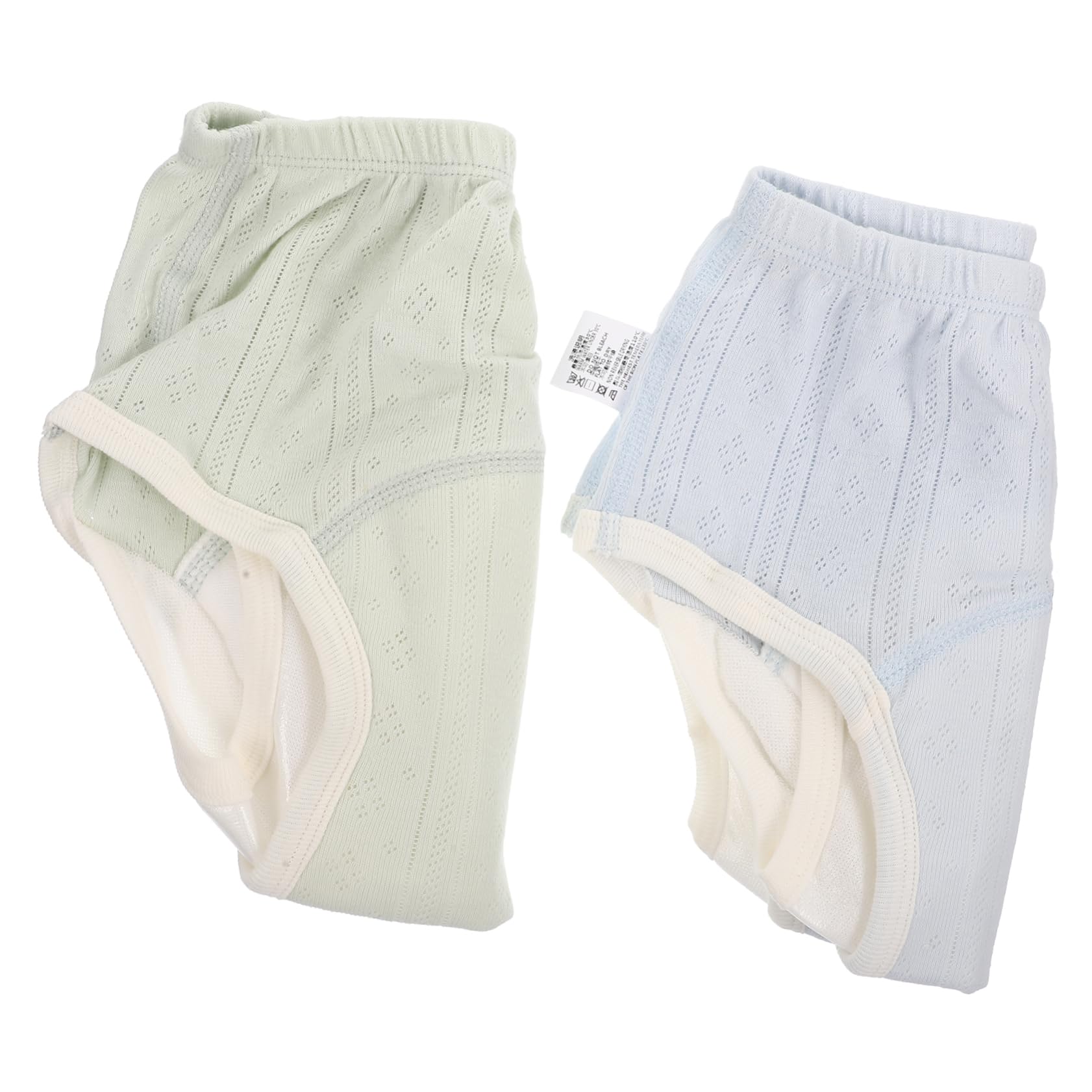 Wakauto Cotton Training Pants 2pcs - Breathable Waterproof Potty Training Underwear for Toddlers Boys & Girls - Easy Wash for Daycare, Home & Travel Use