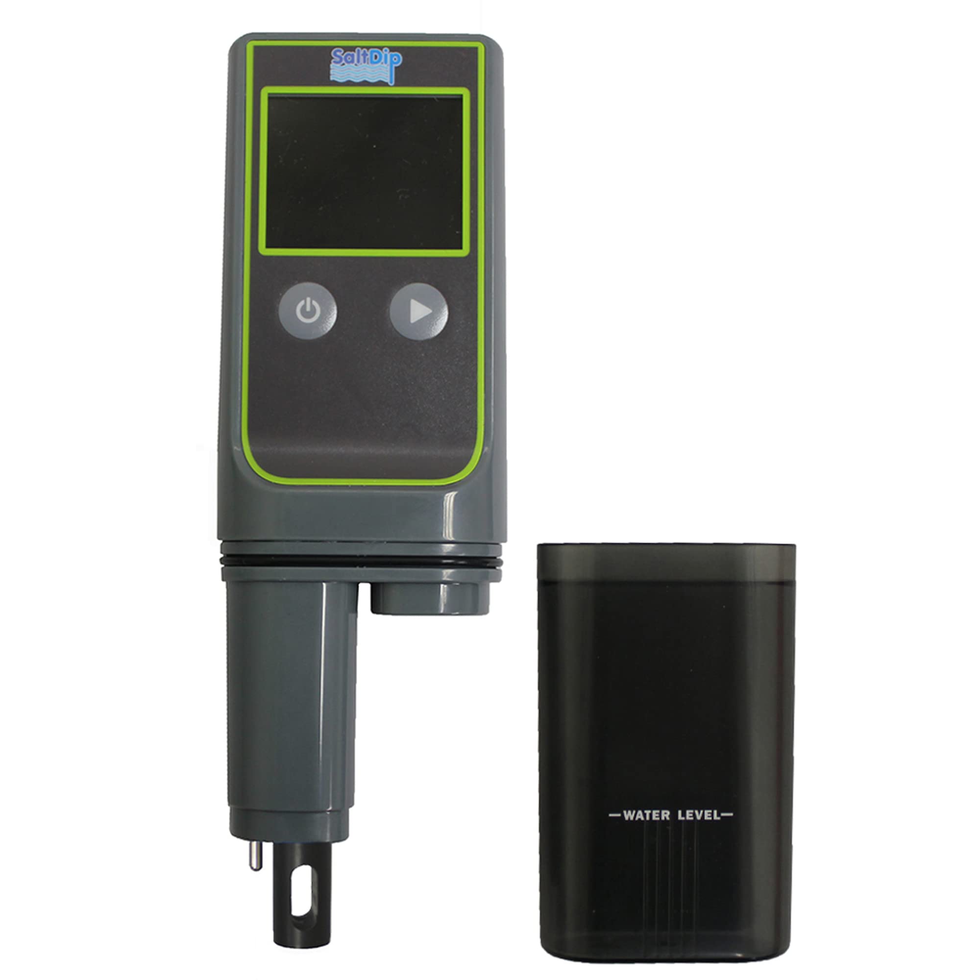 Solaxx Salt Dip 2-in-1 Digital Saltwater Pool Tester | Accurate Water Salinity & Temperature Measurement | for Saltwater Pools, Hot Tubs & Aquariums