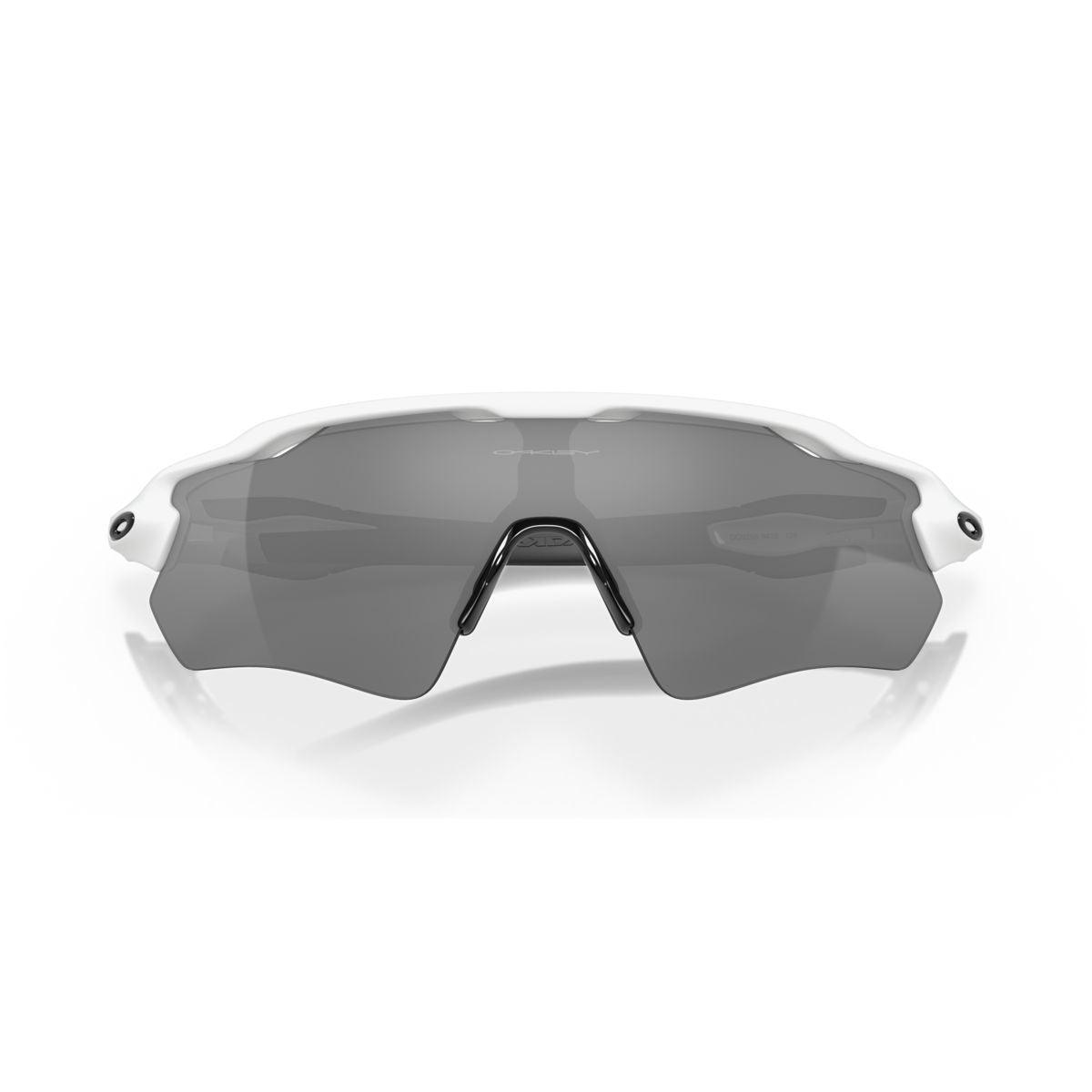 Oakley Radar EV Path Sunglasses - Polished White Frame with Prizm Black Polarized Lenses (Model 0OO9208 920894) - Perfect for Running, Cycling & Outdoor Sports