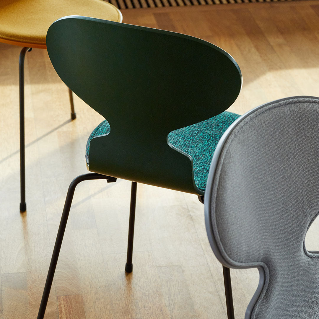 Ant Chair 3101 - Modern Colored Ash Wooden Dining Chair with Front Upholstery | Perfect for Home, Office & Restaurant Seating