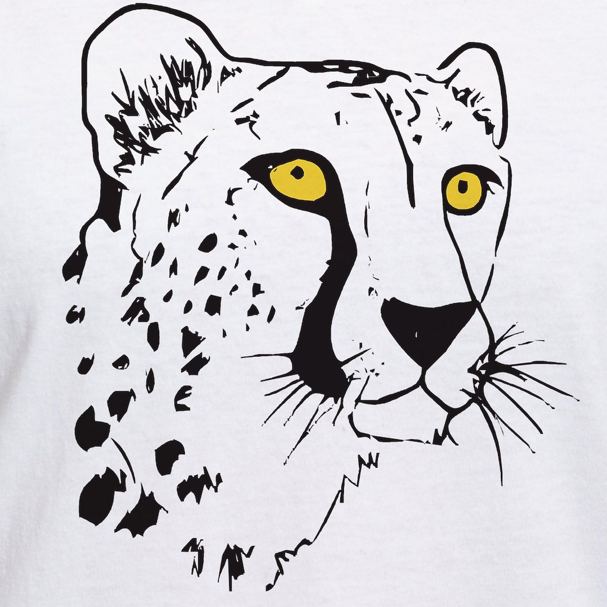 Women's Cheetah Print V-Neck Cotton T-Shirt - Soft Casual Tee for Women - Perfect for Everyday Wear, Workouts & Outings