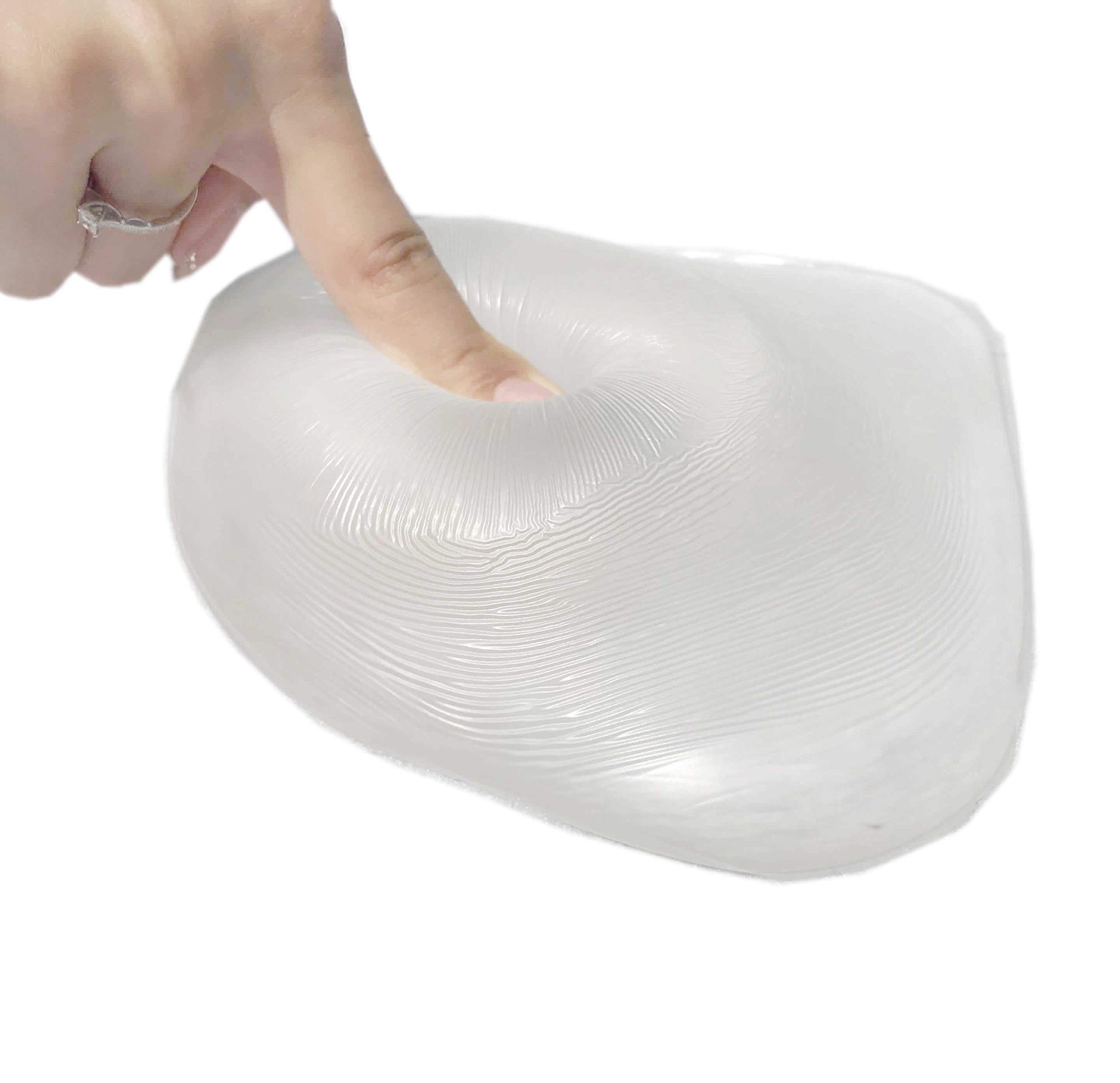 BIMEI Silicone Breast Forms for Women - Post Mastectomy Prosthesis, Soft & Natural Looking Artificial Breast Pads, Transparent & Comfortable for Everyday Wear - Perfect for Swimwear, Activewear & Daily Use After Surgery