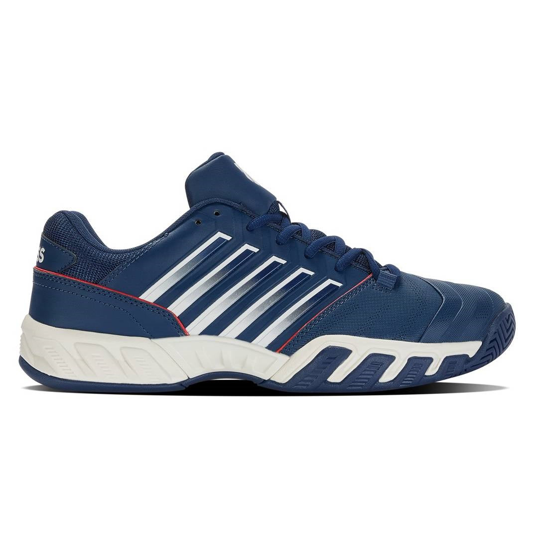 K Swiss Bigshot Light 4 Men's Tennis Shoes - Blue/White - Lightweight Performance Court Shoes for Competitive Play & Casual Wear