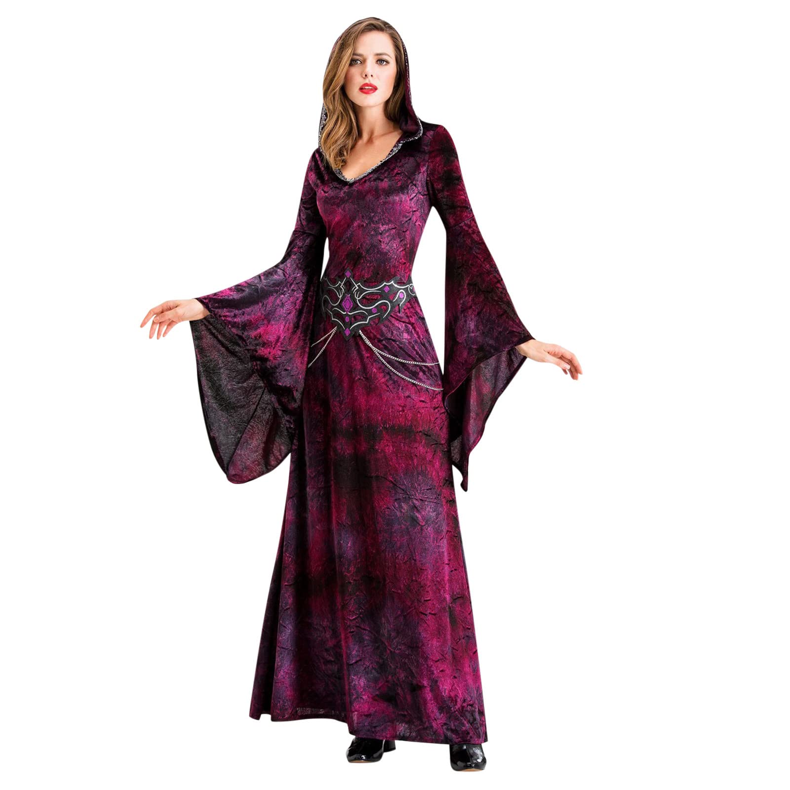 Medieval Renaissance Corset Dress for Women - Elegant Vintage Lace Up Party Dress with Corset - Perfect for Halloween, Cosplay, Renaissance Fairs & Themed Parties