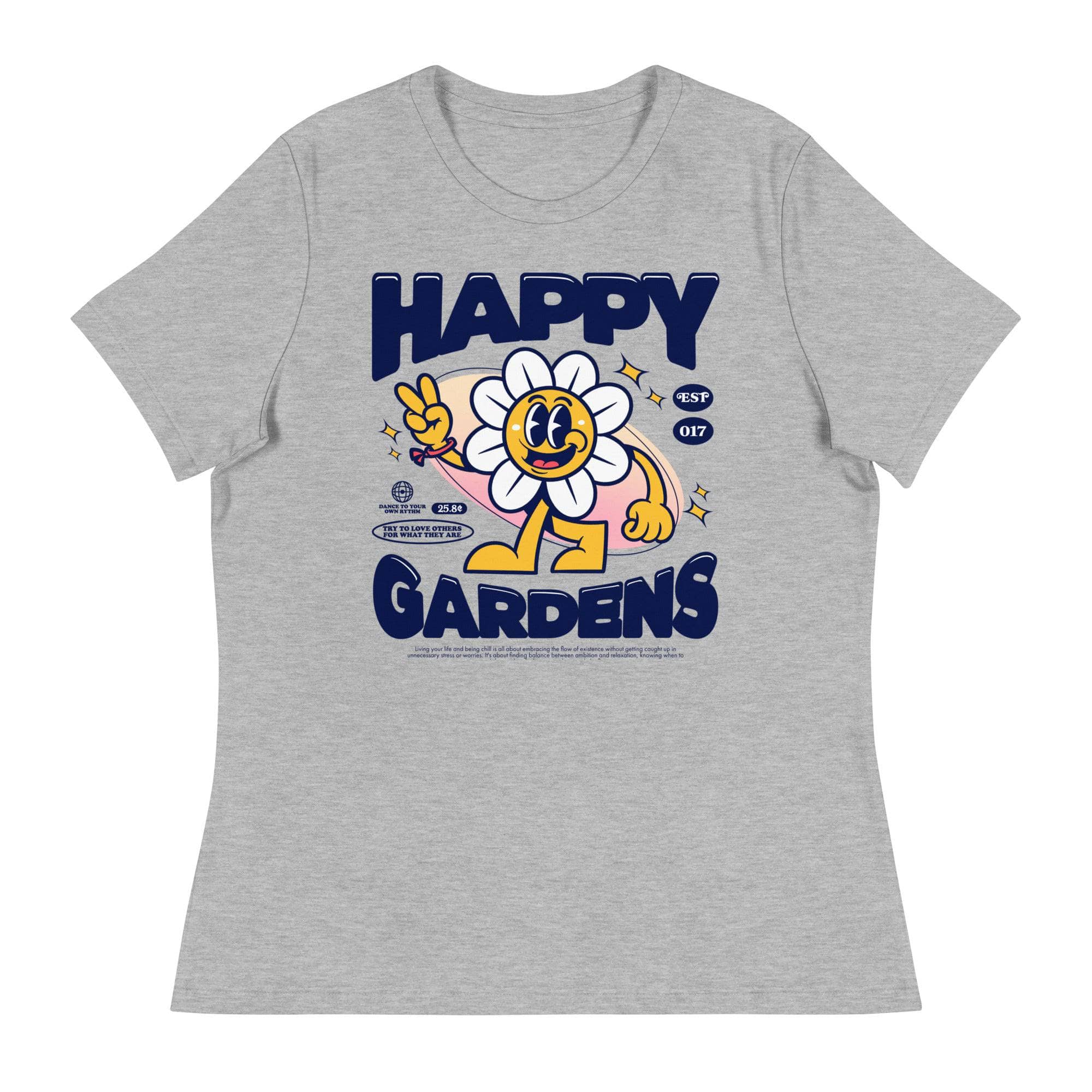 Happy Gardens Graphic T-Shirt - Comfortable Cotton Tee for Men & Women - Perfect for Casual Wear, Outdoors & Gardening