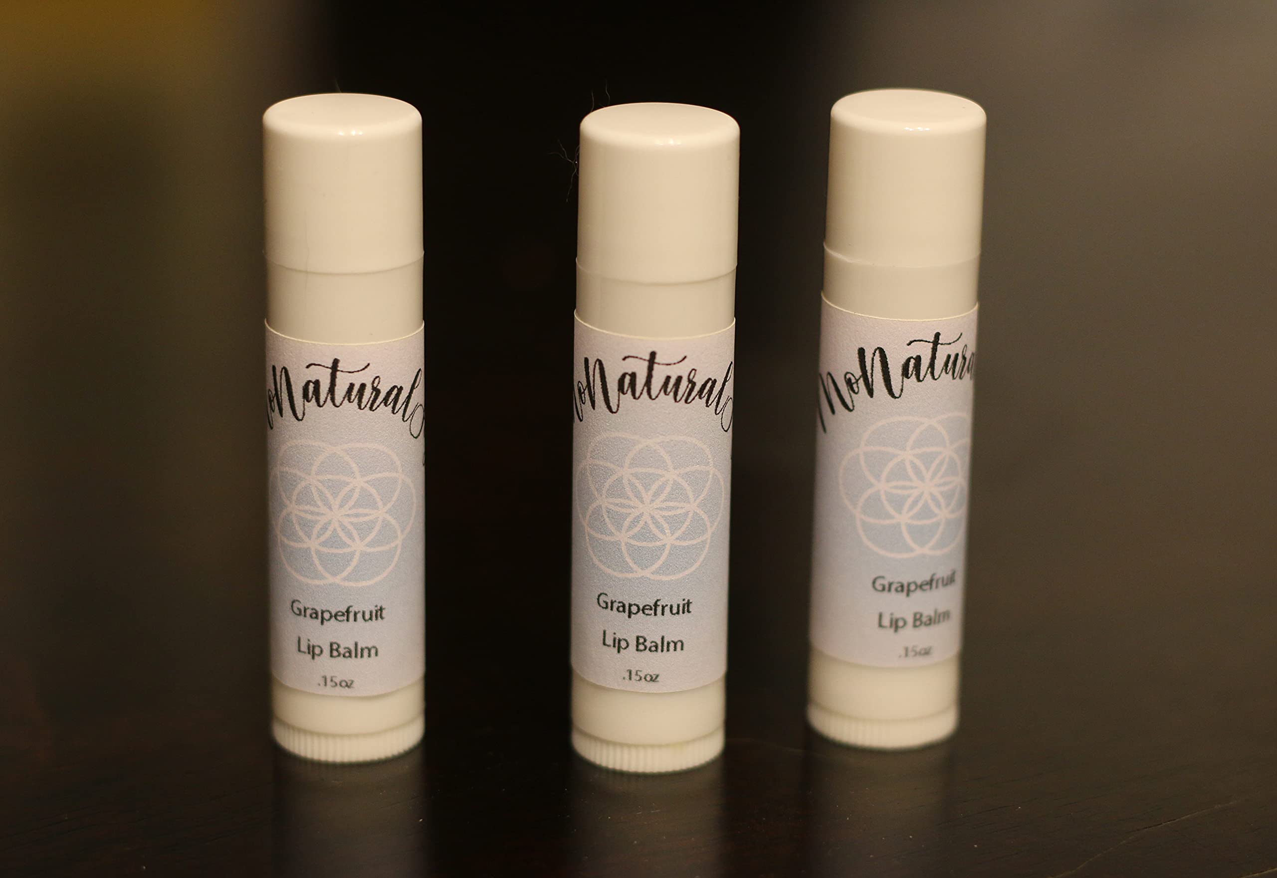 Peppermint Lip Balm .15oz (5 Pack) - Moisturizing & Hydrating Lip Care for Dry, Chapped Lips - Perfect for Winter, Travel & Daily Use