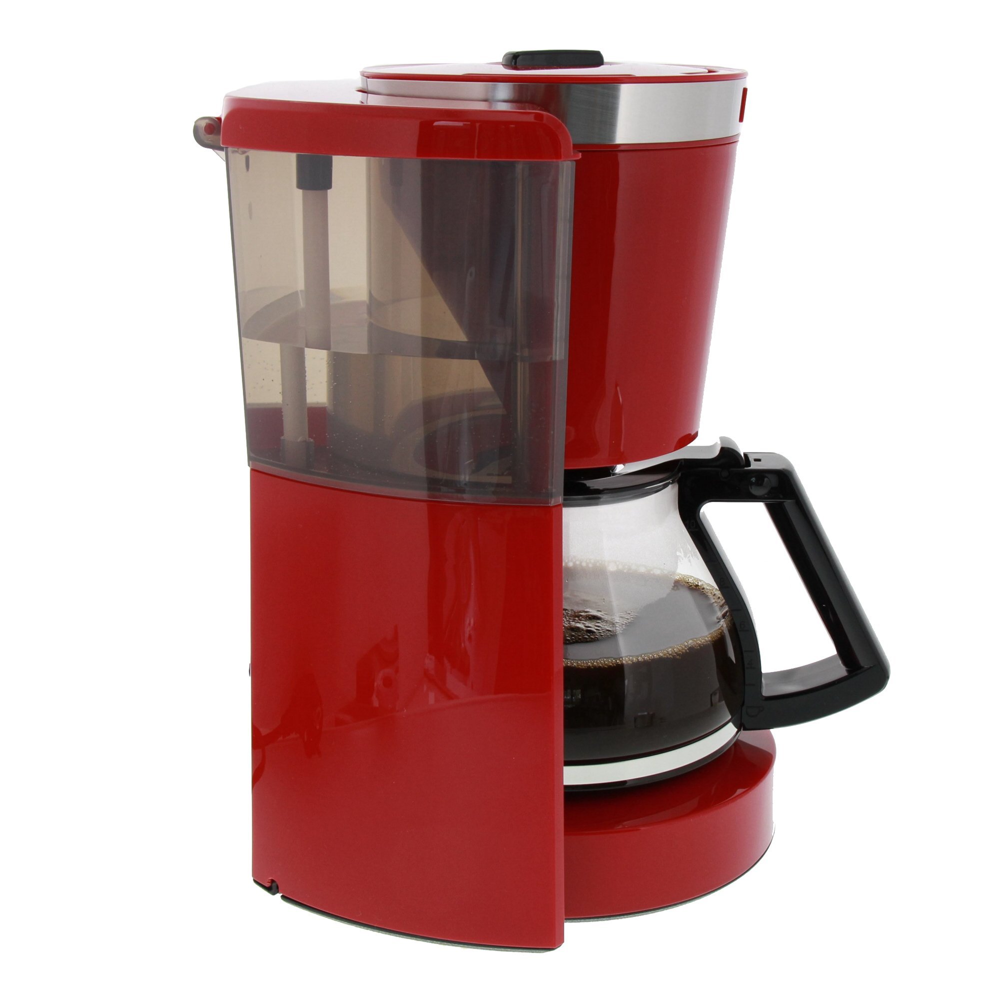 Melitta 1011 Look IV Selection Coffee Filter Machine - Red | Automatic Drip Coffee Maker for Home & Office | Fast Brewing with Aroma Seal Technology