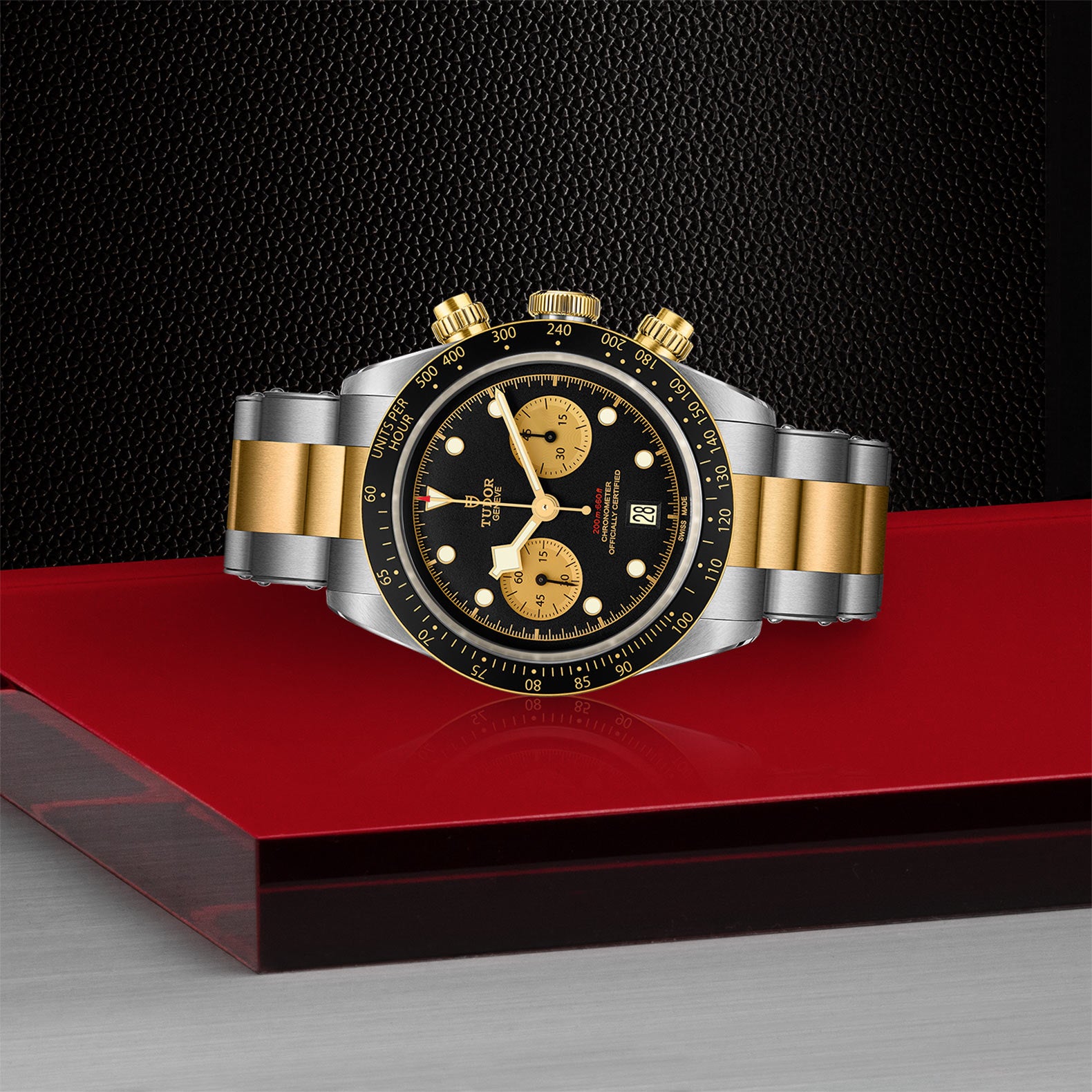 Black Bay Chrono S&G Luxury Men's Watch - Premium Stainless Steel & Gold Timepiece for Diving, Business & Formal Occasions