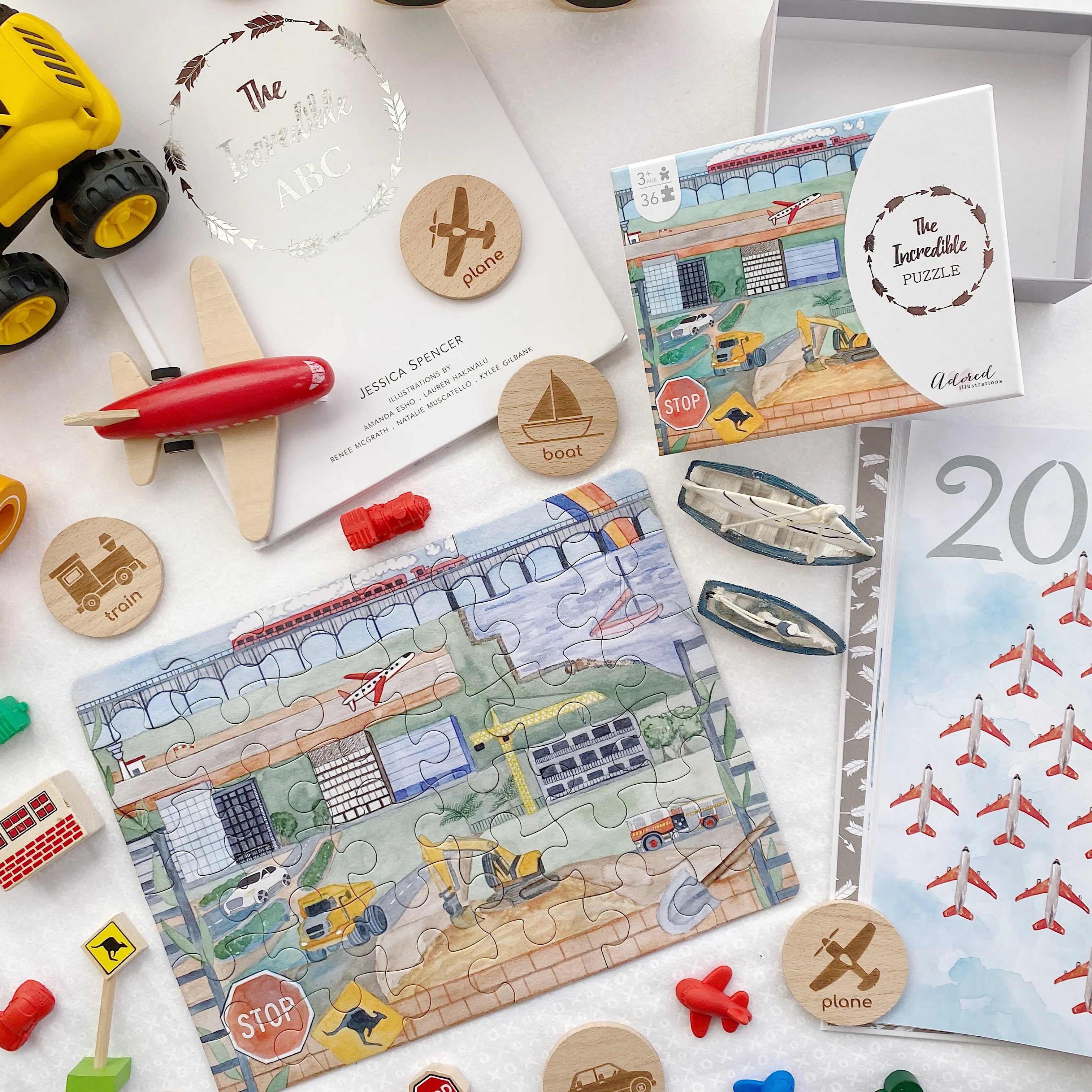 36-Piece Puzzle Set - Fun and Educational Brain Teaser for Kids & Adults - Perfect for Family Game Night, Travel, and Classroom Activities