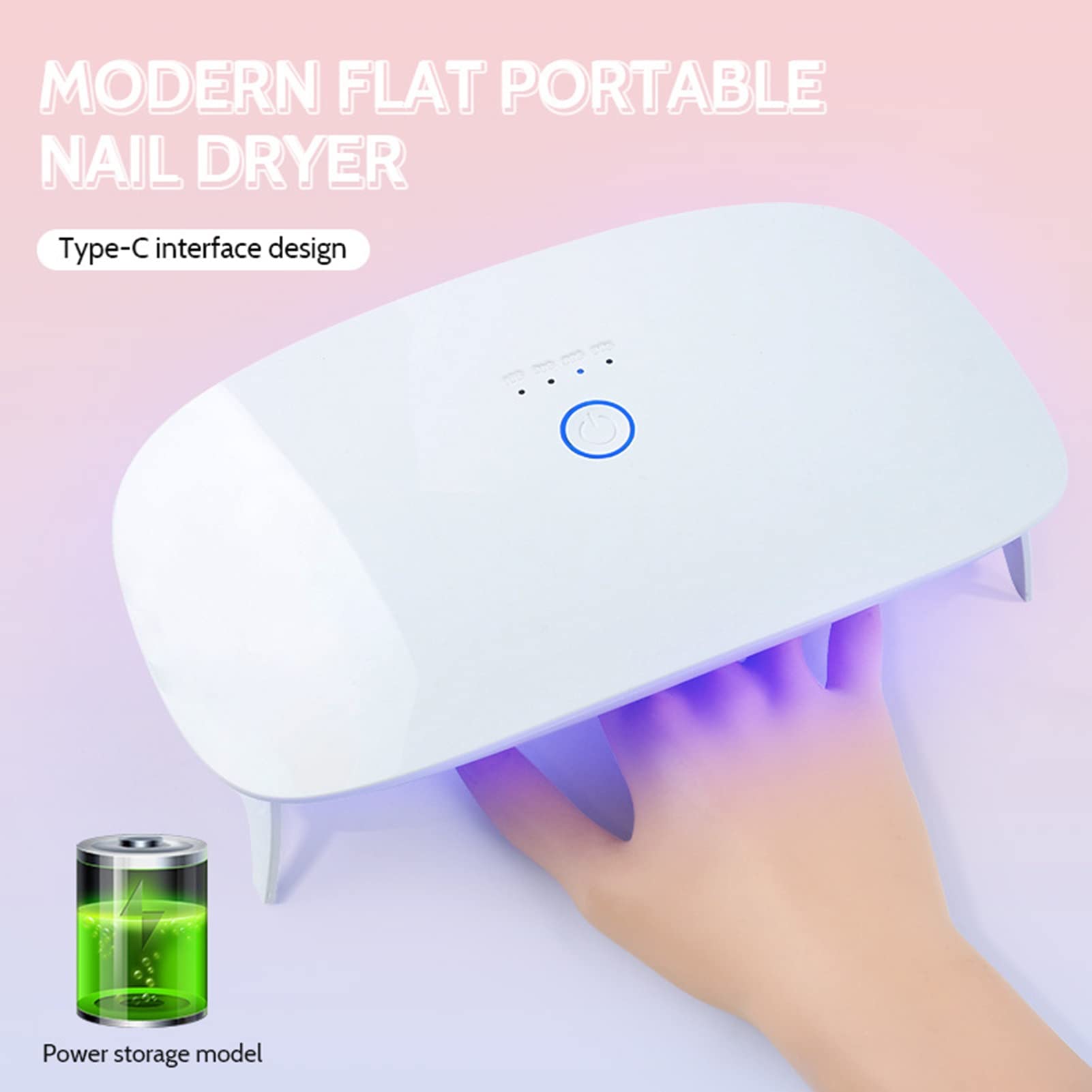 Professional 28W LED UV Nail Lamp for Gel Polish - Fast Drying, Energy Efficient, Salon Quality - Perfect for Nail Salons, Home Manicures & DIY Nail Art