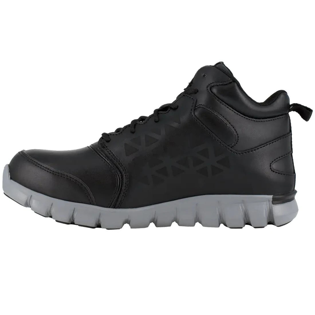 Sublite Cushion Alloy Toe Safety Work Shoes - Black Metguard Athletic Shoes for Men & Women | Comfortable Lightweight Work Boots for Construction, Warehouse & Outdoor Jobs