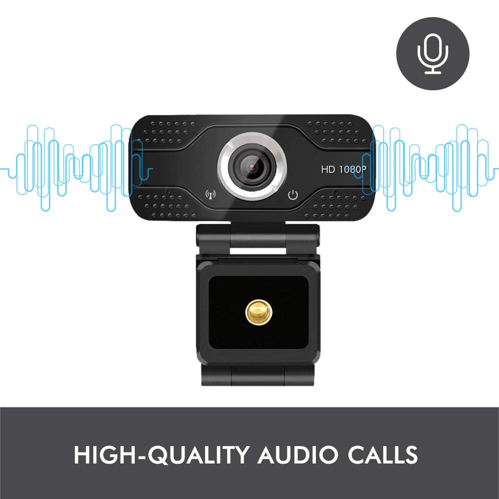 TruVoice VoicePro 10 USB Headset & 1080P HD Webcam Bundle - Noise Cancelling Single Ear Headphone with Microphone for PC, Mac, Laptop - Perfect for Remote Work, Online Meetings, Video Calls & Web Conferencing