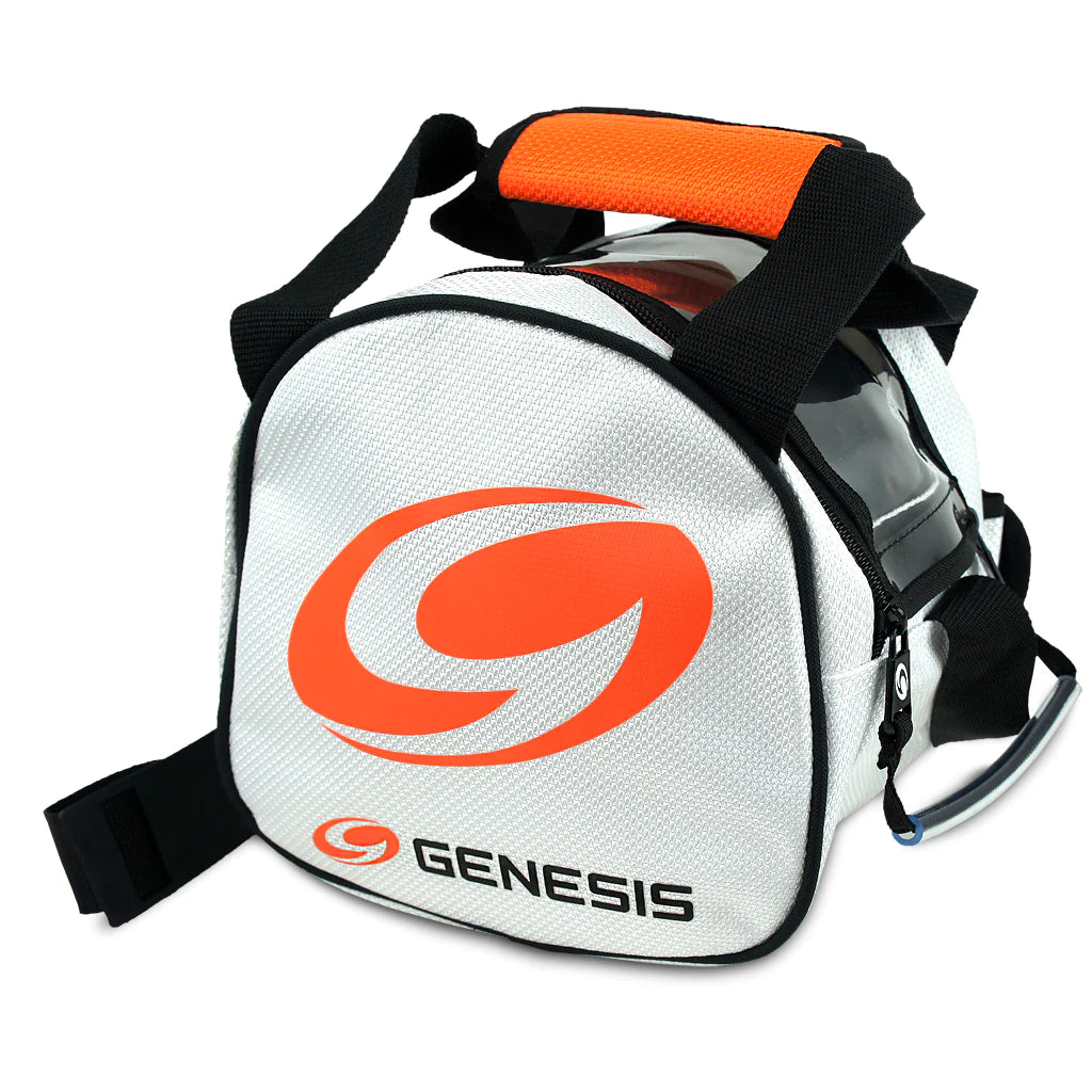Genesis Single Sport™ Add On Ball White Bag - Premium Bowling Bag for Athletes & Enthusiasts - Perfect for League Play, Practice & Tournaments