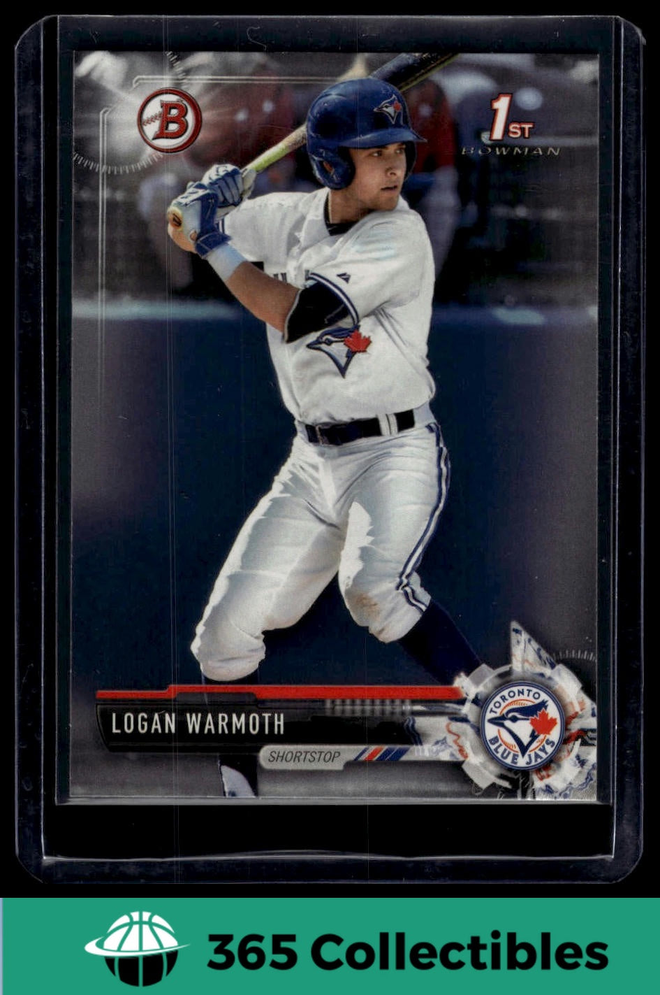 2017 Bowman Draft Logan Warmoth #BD-194 Baseball Card - Toronto Blue Jays Rookie - Collectible Sports Memorabilia for Fans & Investors
